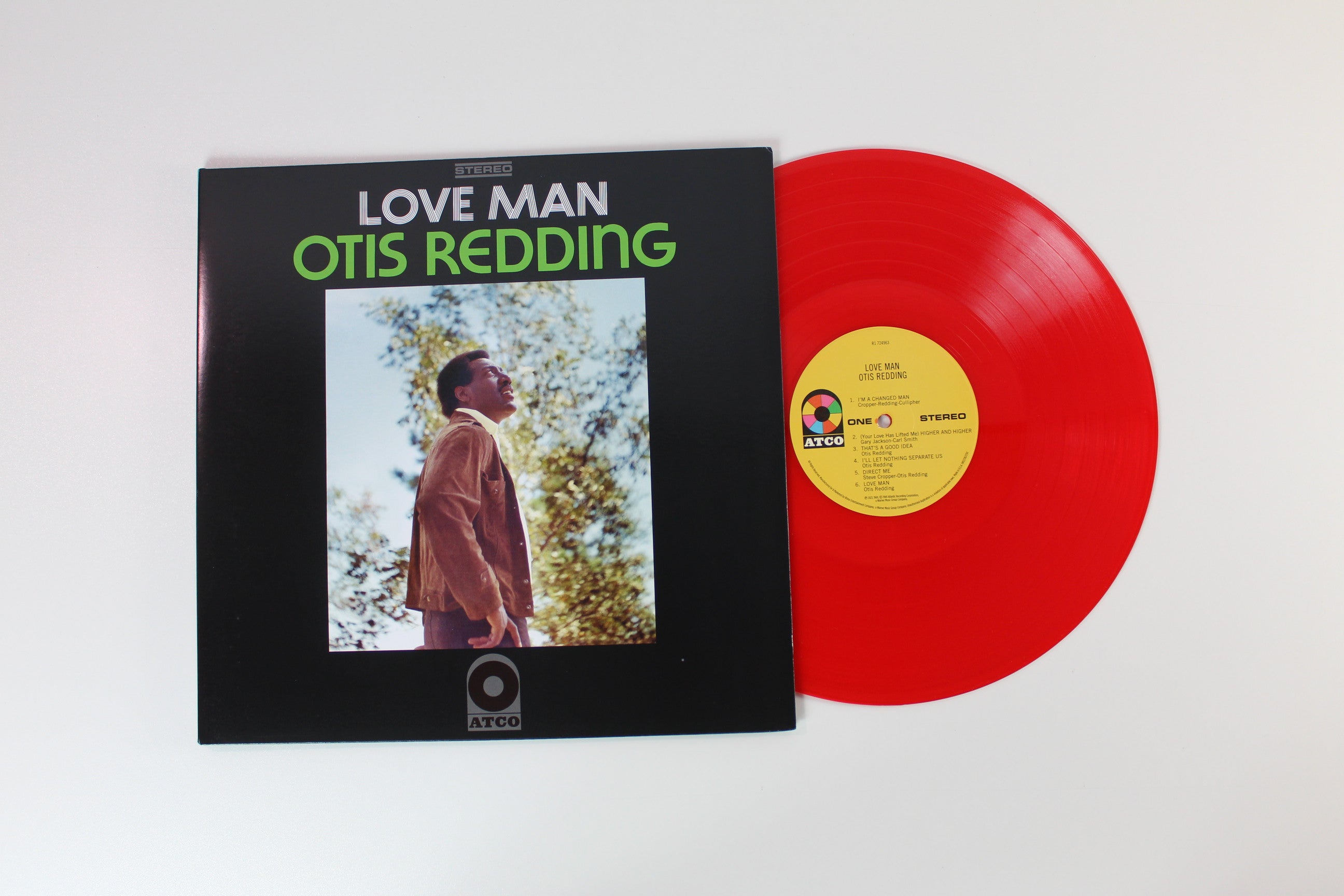Otis Redding - Love Man on Atco Rhino Red Vinyl Reissue With Bonus Red Vinyl 7"