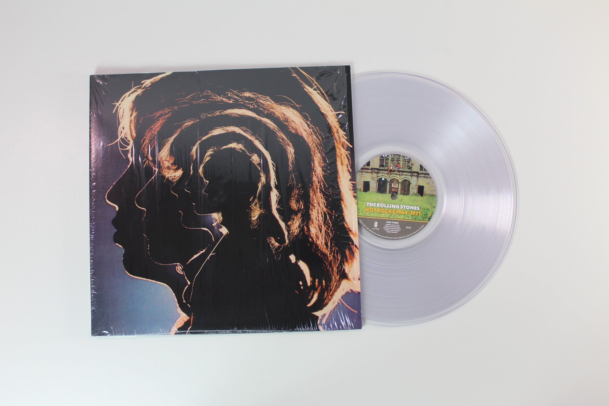 The Rolling Stones - Hot Rocks 1964-1971 on ABKCO Clear Vinyl Reissue