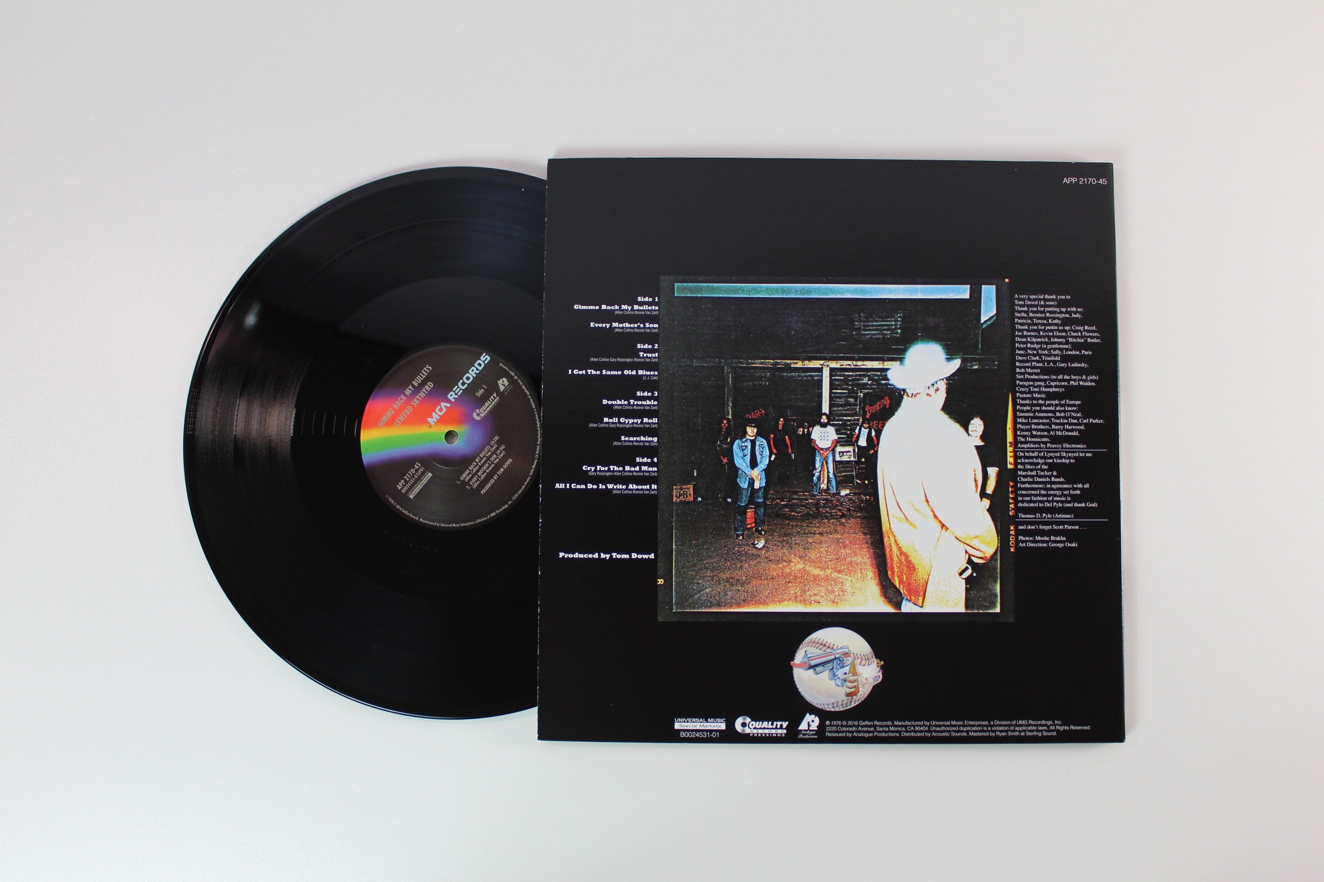 Lynyrd Skynyrd - Gimme Back My Bullets on MCA Analogue Productions Ltd 45 Reissue