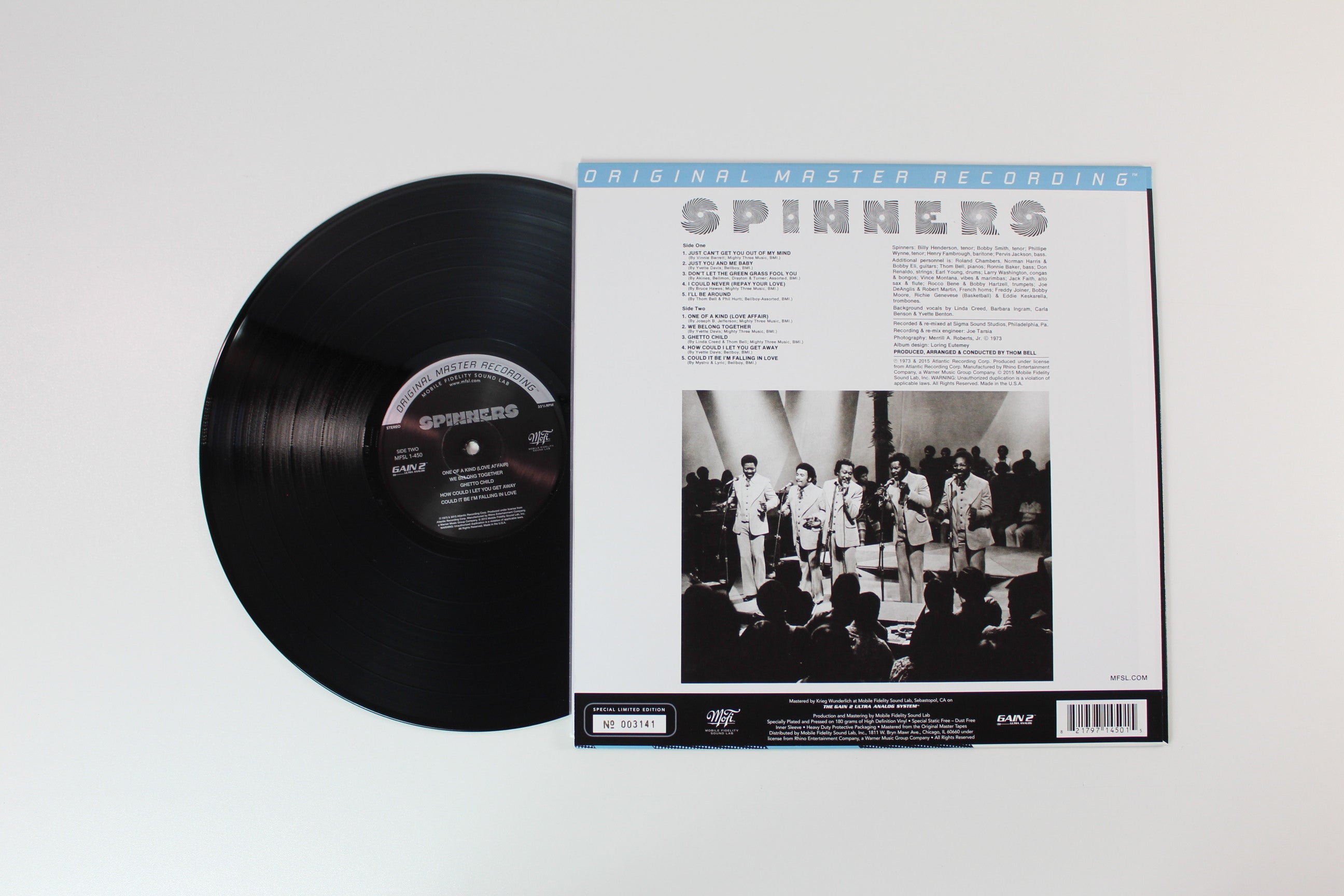 Spinners - Spinners on Mobile Fidelity Sound Lab Ltd Numbered 180 Gram Reissue