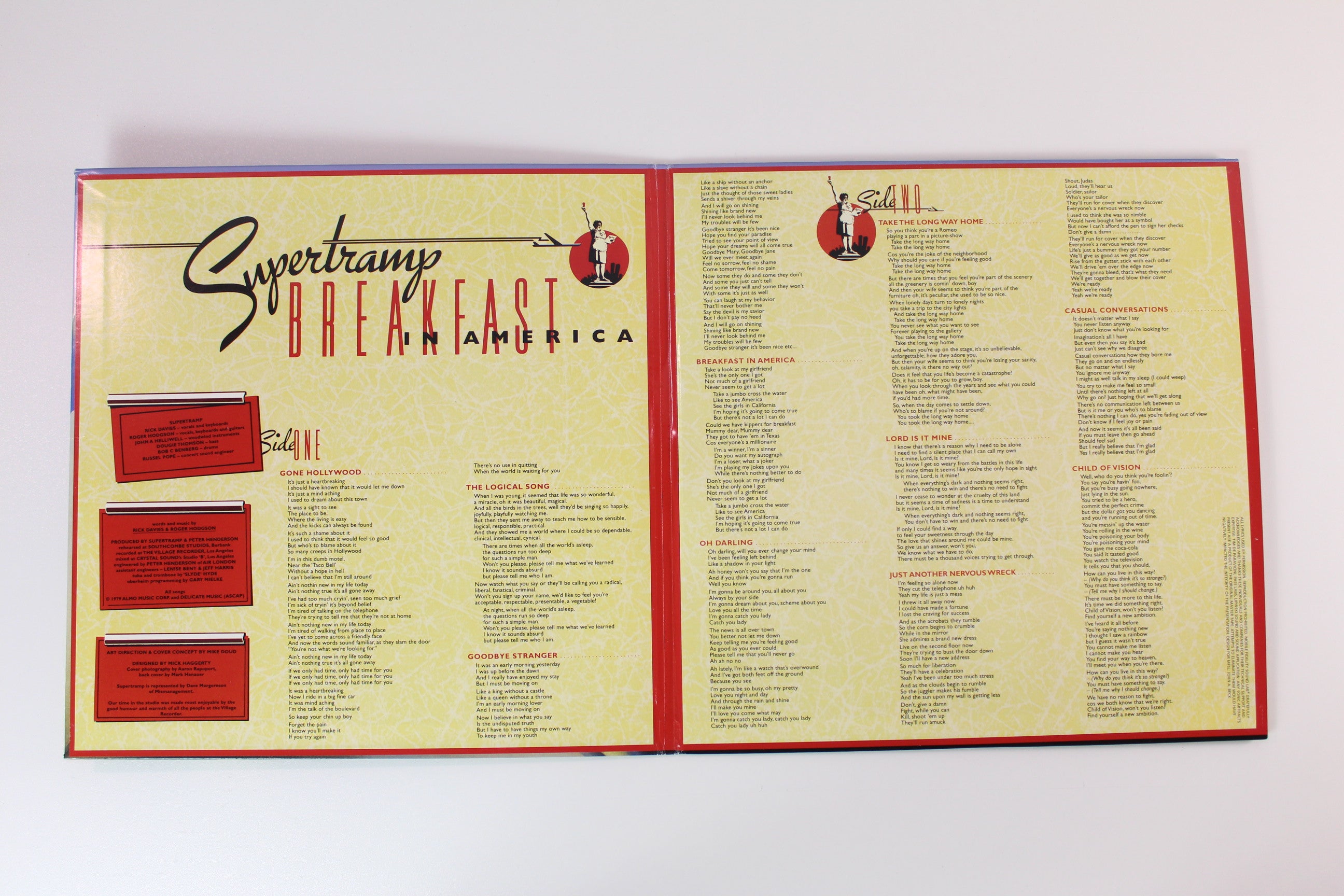 Supertramp - Breakfast In America on Mobile Fidelity Sound Lab Ltd Numbered 180 Gram Reissue