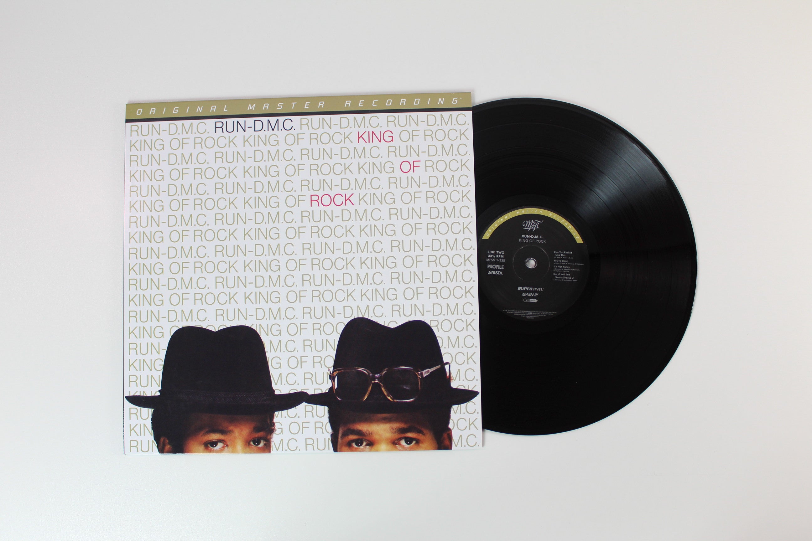Run-DMC - King Of Rock on Mobile Fidelity Sound Lab Ltd Numbered 180 Gram Reissue