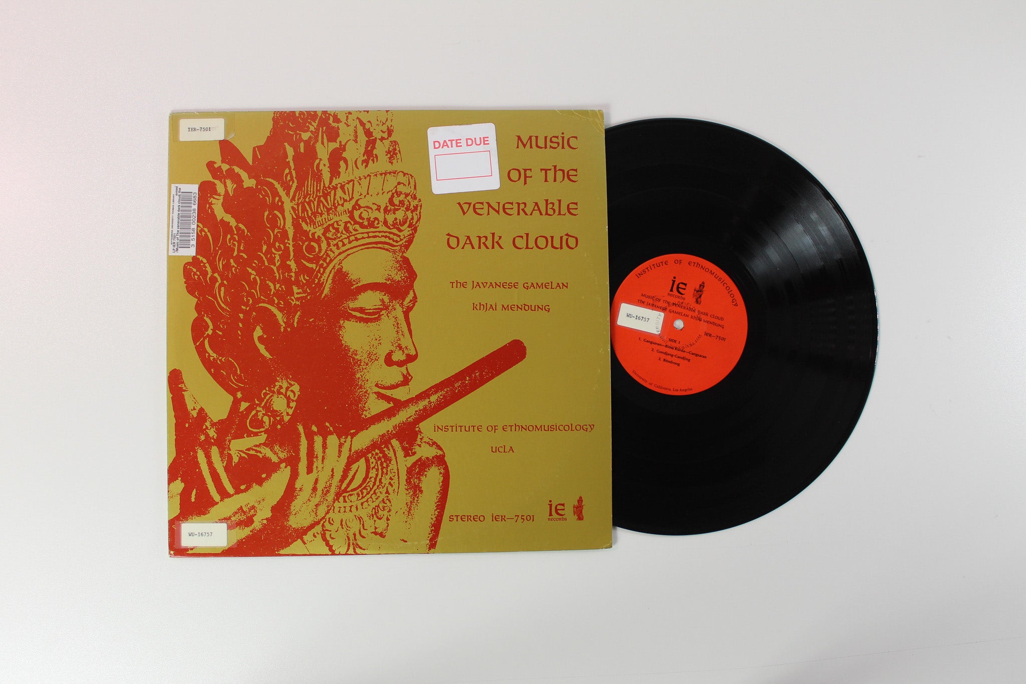 Music Of The Venerable Dark Cloud - The Javanese Gamelan Khjai Mendung on IE Records