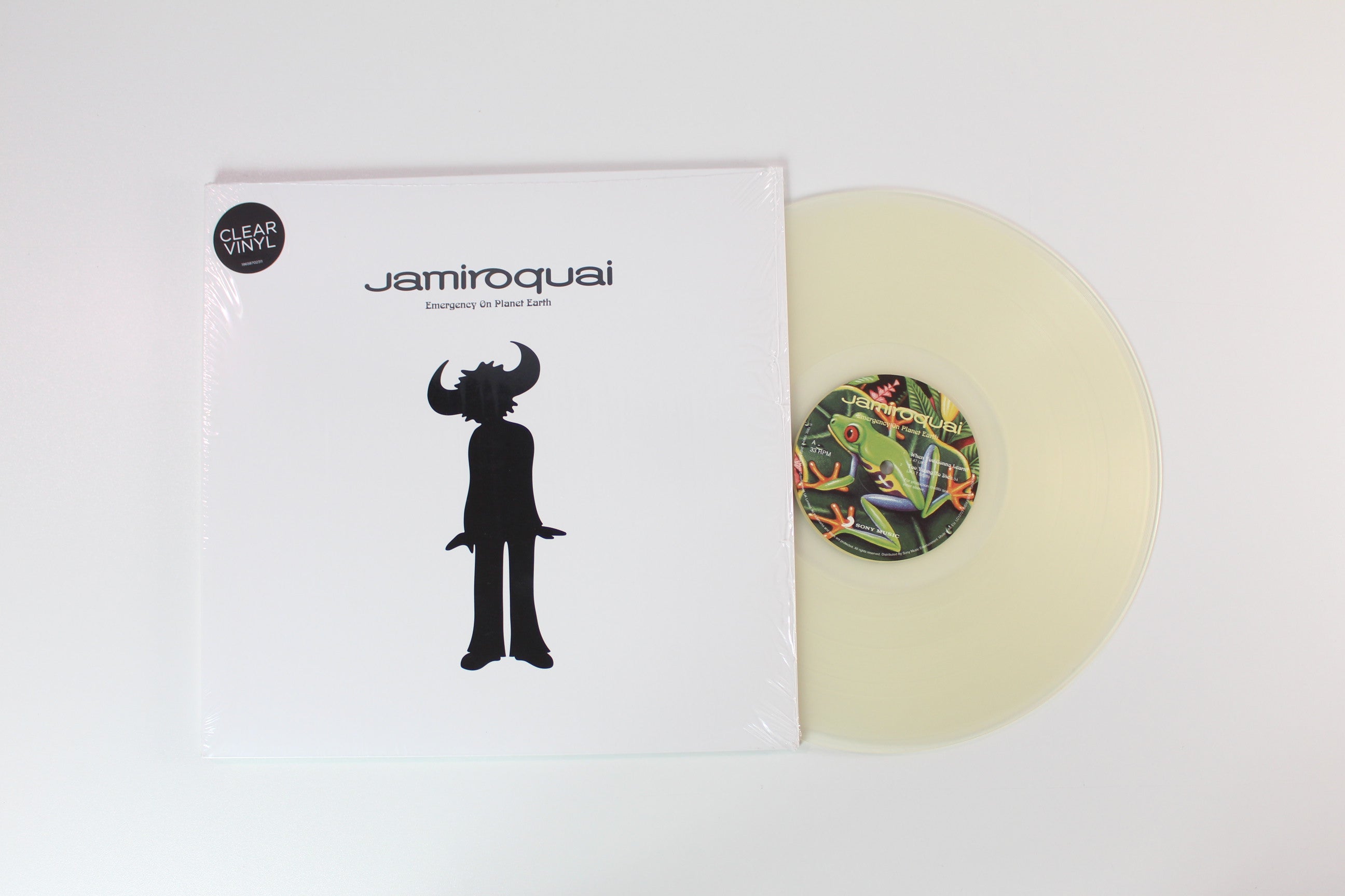 Jamiroquai - Emergency On Planet Earth on Sony Legacy Clear Vinyl 180 Gram Reissue