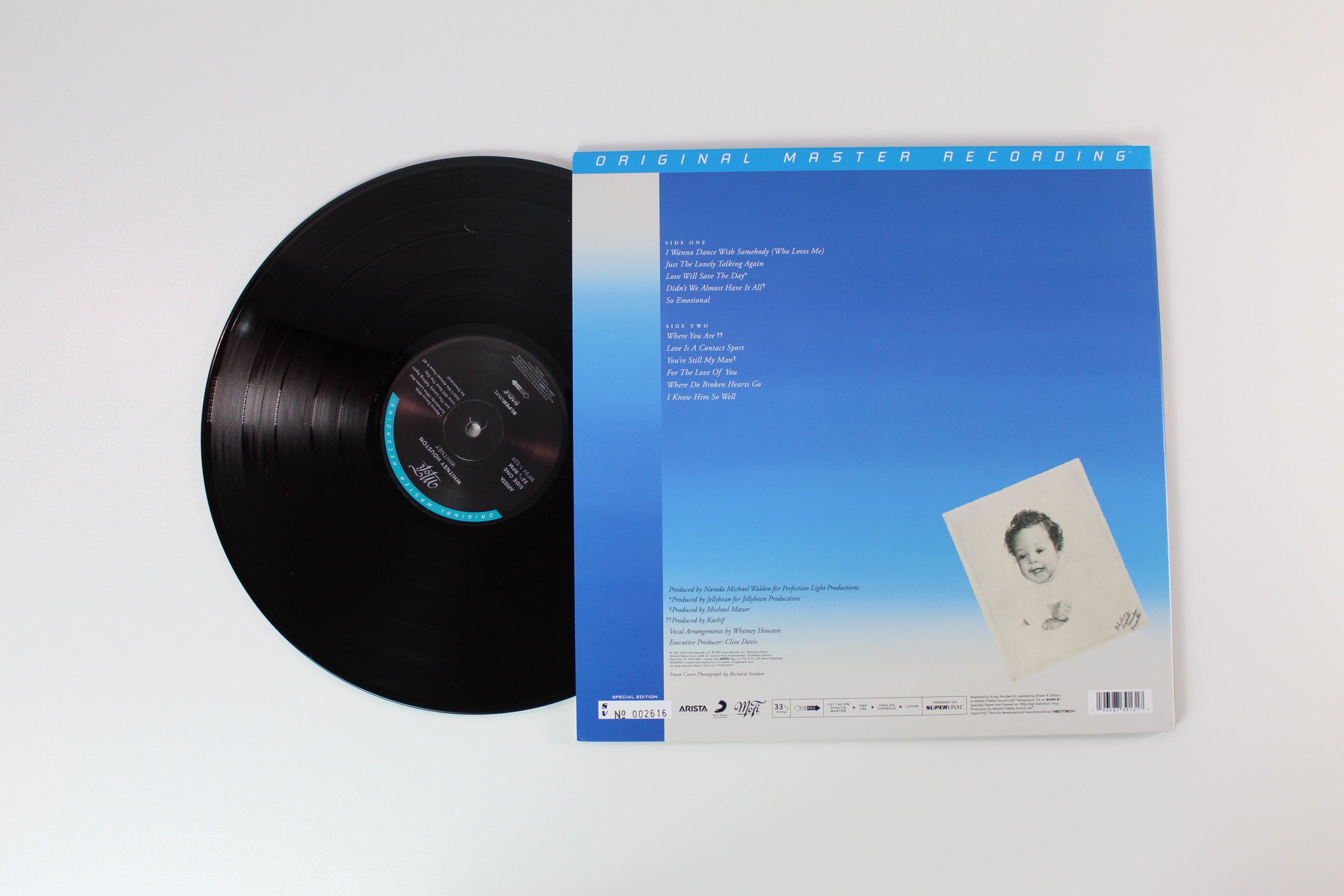 Whitney Houston - Whitney on Mobile Fidelity Sound Lab Ltd Numbered Supervinyl Reissue