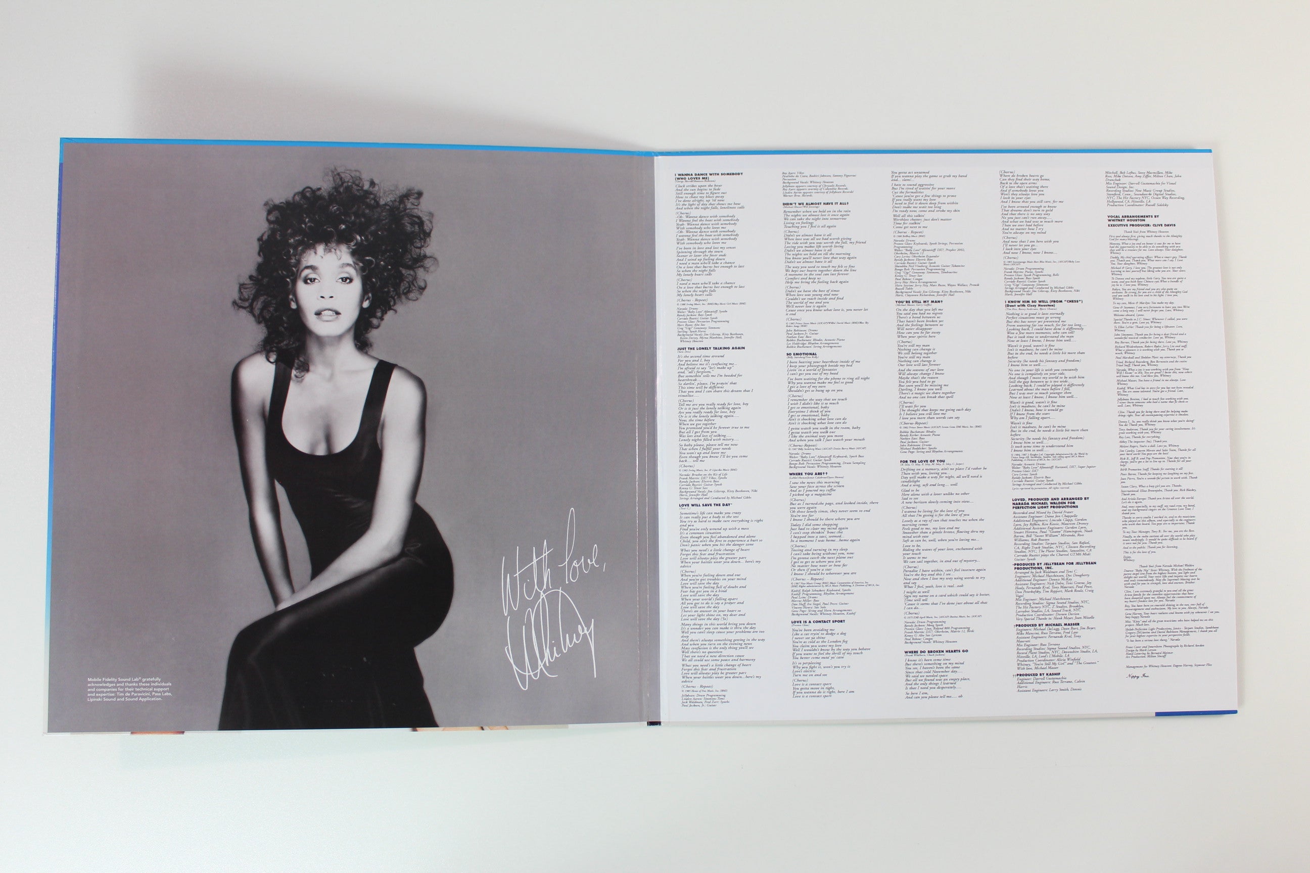 Whitney Houston - Whitney on Mobile Fidelity Sound Lab Ltd Numbered Supervinyl Reissue