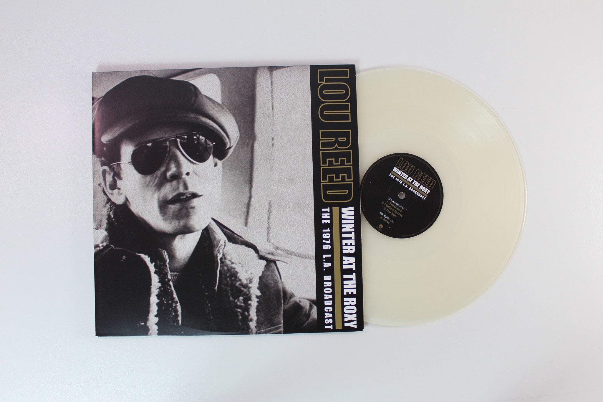 Lou Reed - Winter At The Roxy - The 1976 L.A. Broadcast Clear Vinyl Unofficial Pressing