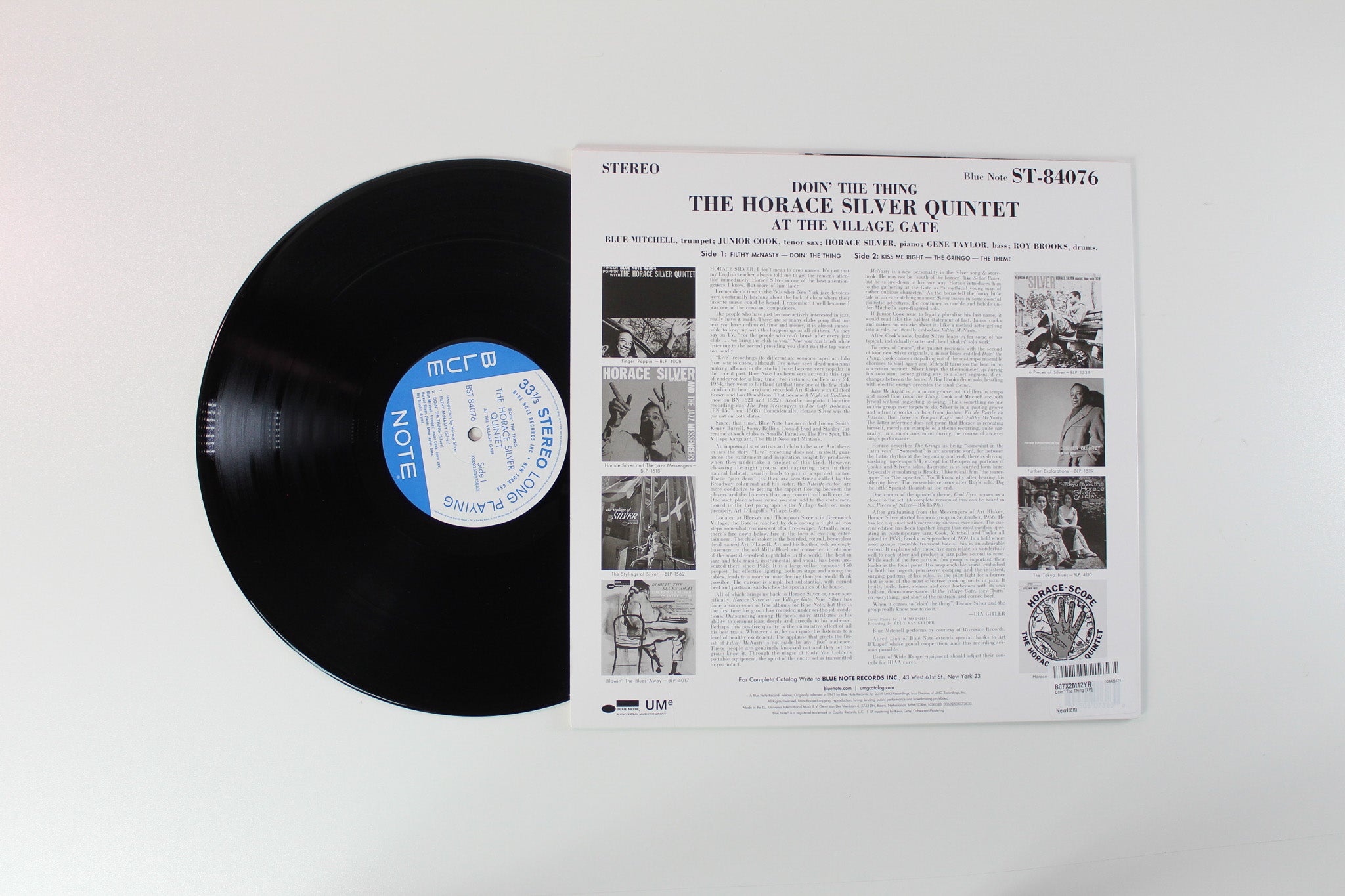 The Horace Silver Quintet - Doin' The Thing - At The Village Gate Reissue on Blue Note