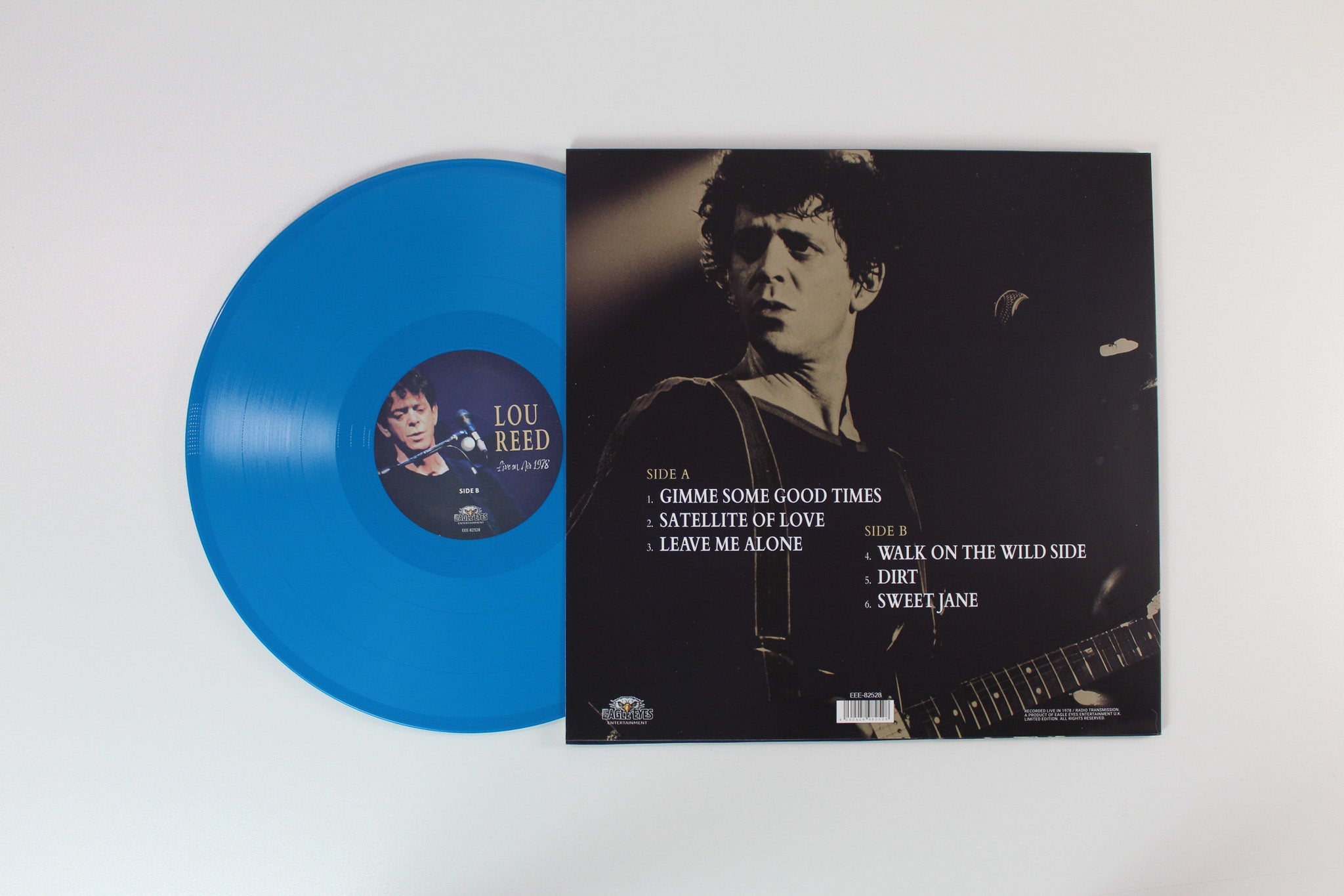 Lou Reed - Live On Air 1978 Blue Vinyl Unofficial Pressing