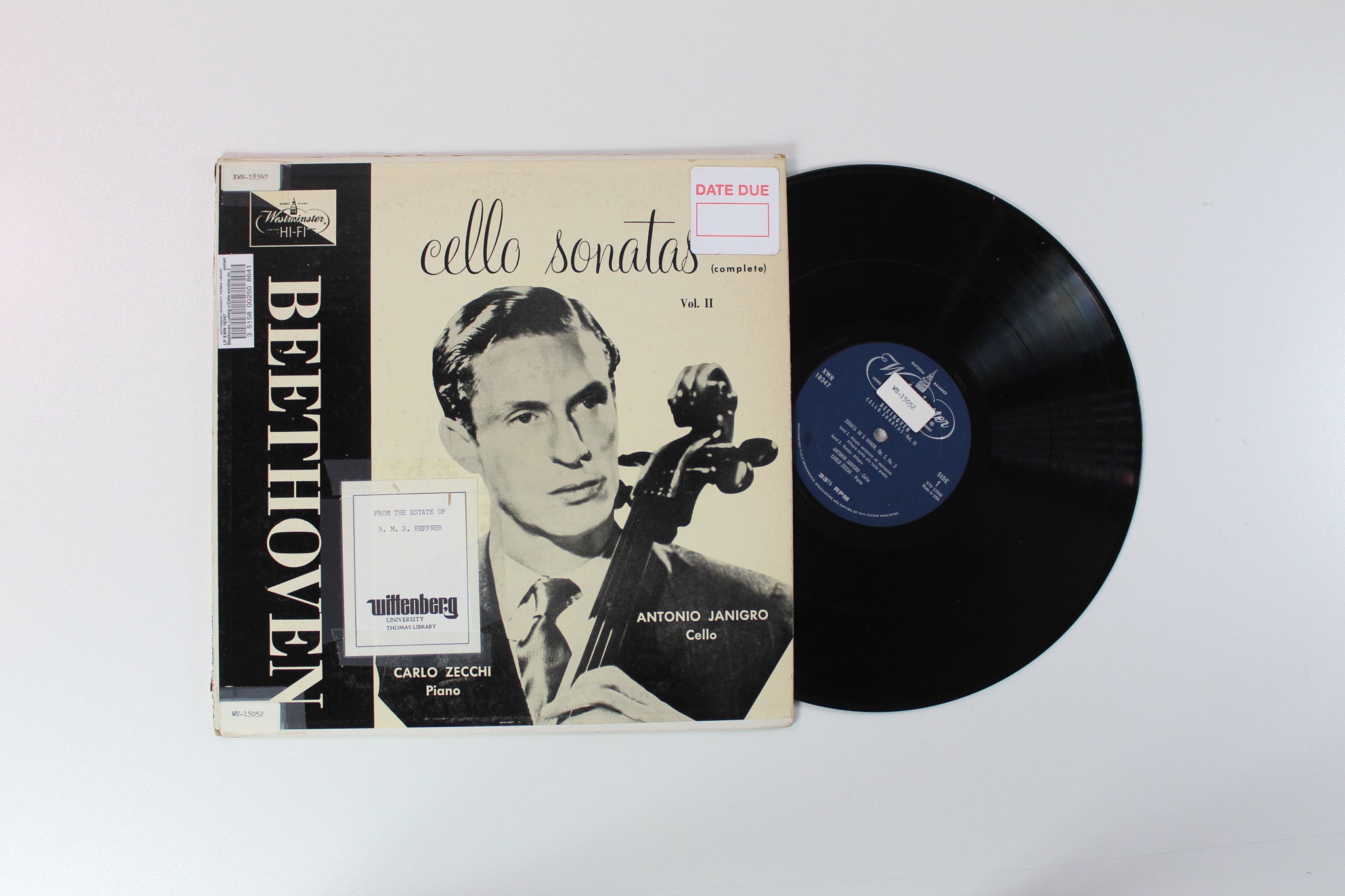 Ludwig van Beethoven - Cello Sonatas (Complete) Vol. II on Westminster