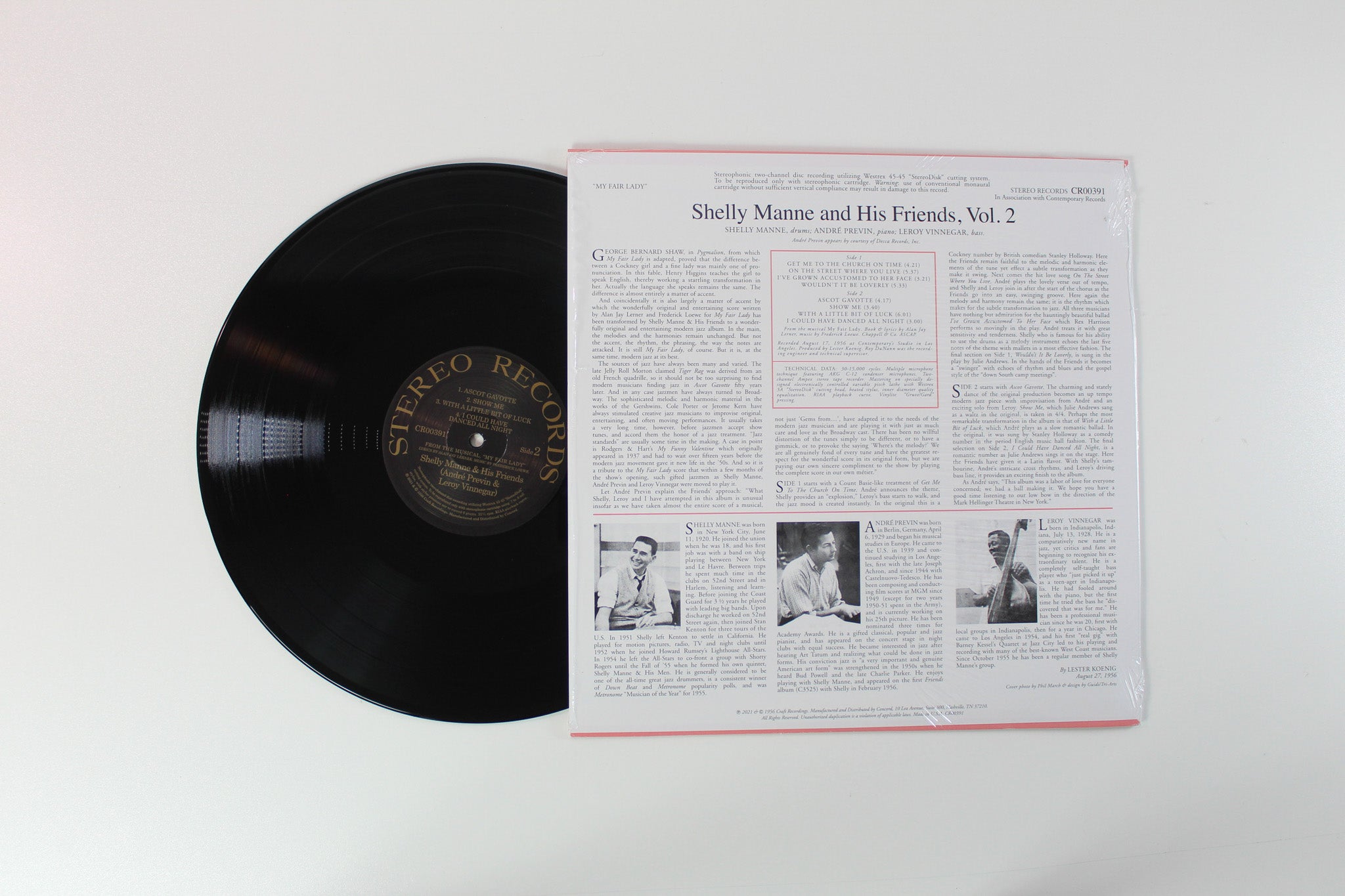 Shelly Manne & His Friends - Modern Jazz Performances Of Songs From My Fair Lady Reissue on Craft Recordings