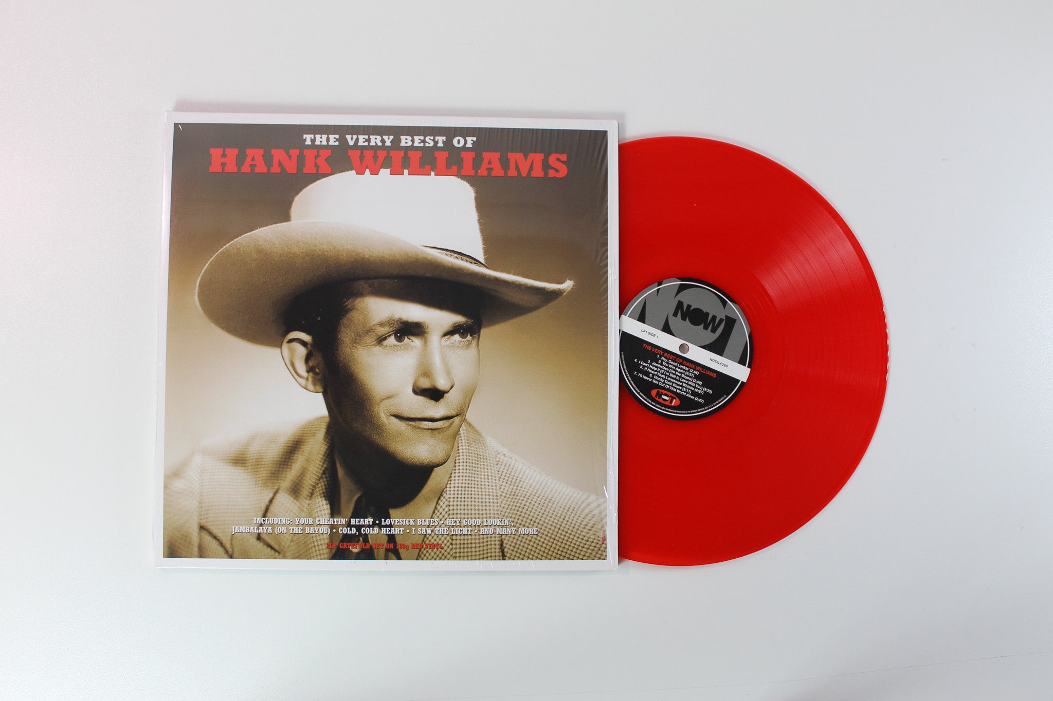 Hank Williams - The Very Best of Hank Williams Red Vinyl on Not Now Music