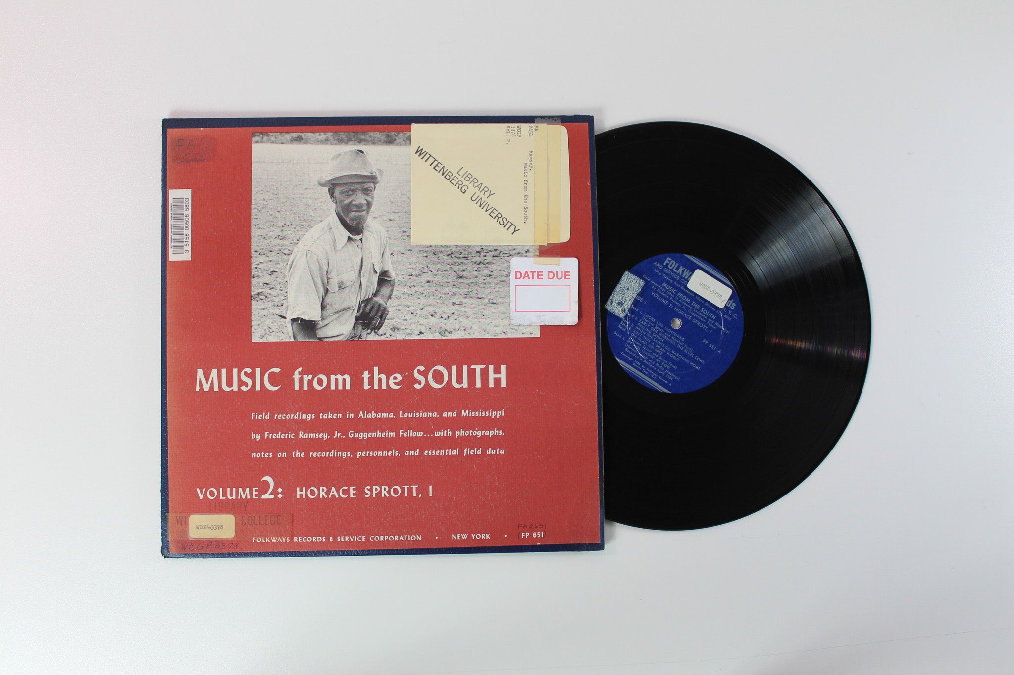 Horace Sprott - Music From The South, Vol. 2: Horace Sprott on Folkways