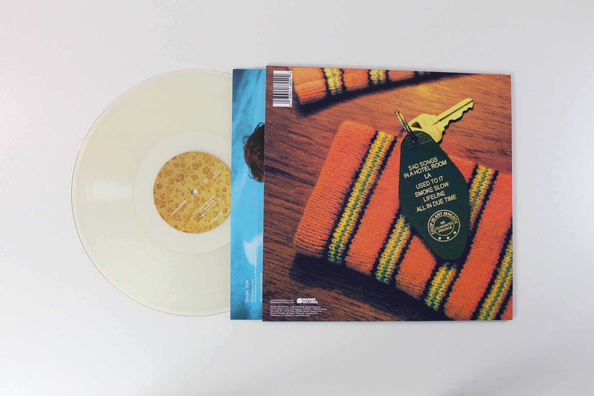 Joshua Bassett - Sad Songs In A Hotel Room Milky Clear Vinyl on Warner Records