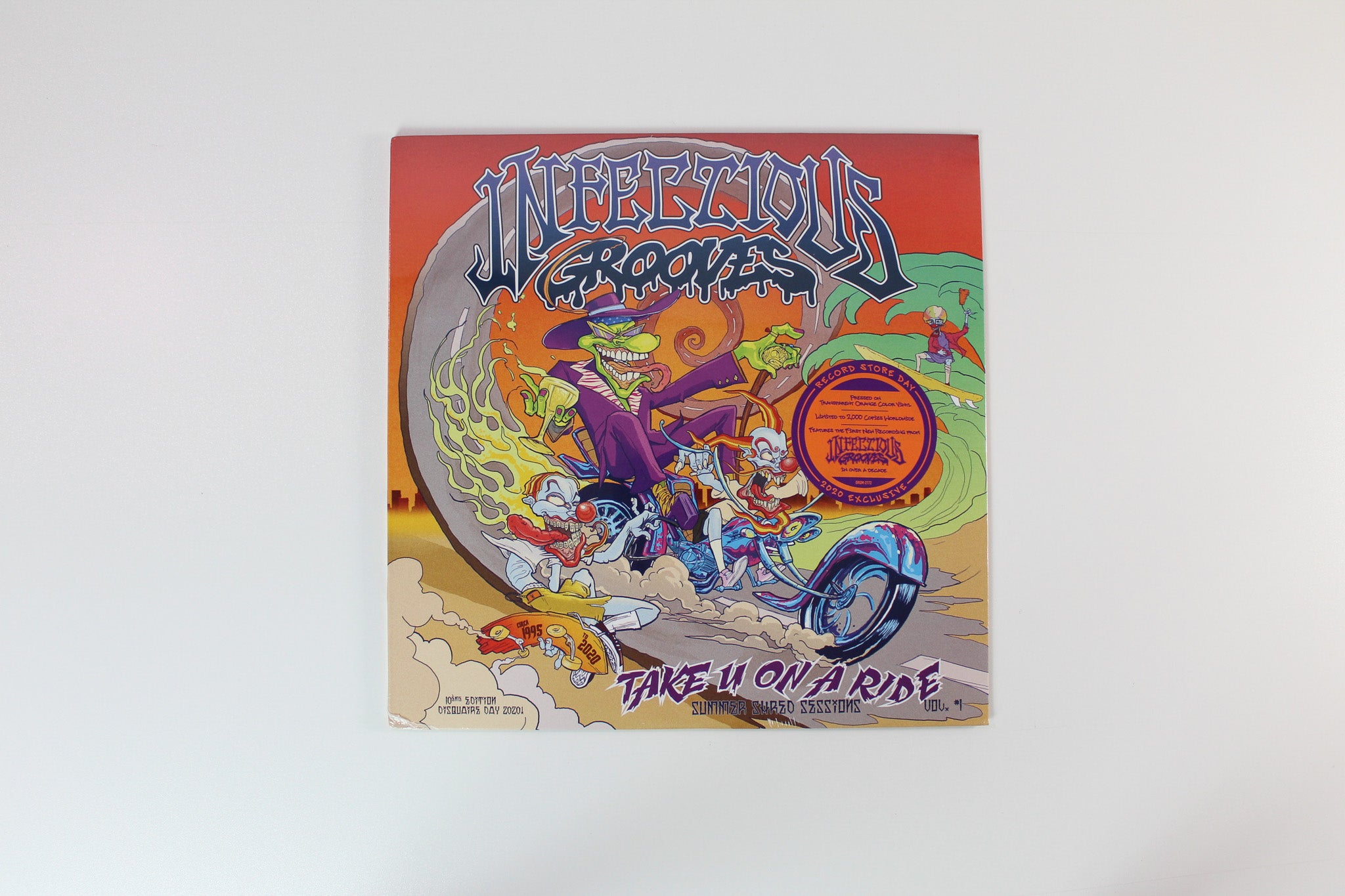 Infectious Grooves - Take U On A Ride - Summer Shred Sessions, Vol. #1 on ORG Music RSD 2020 45 RPM Sealed