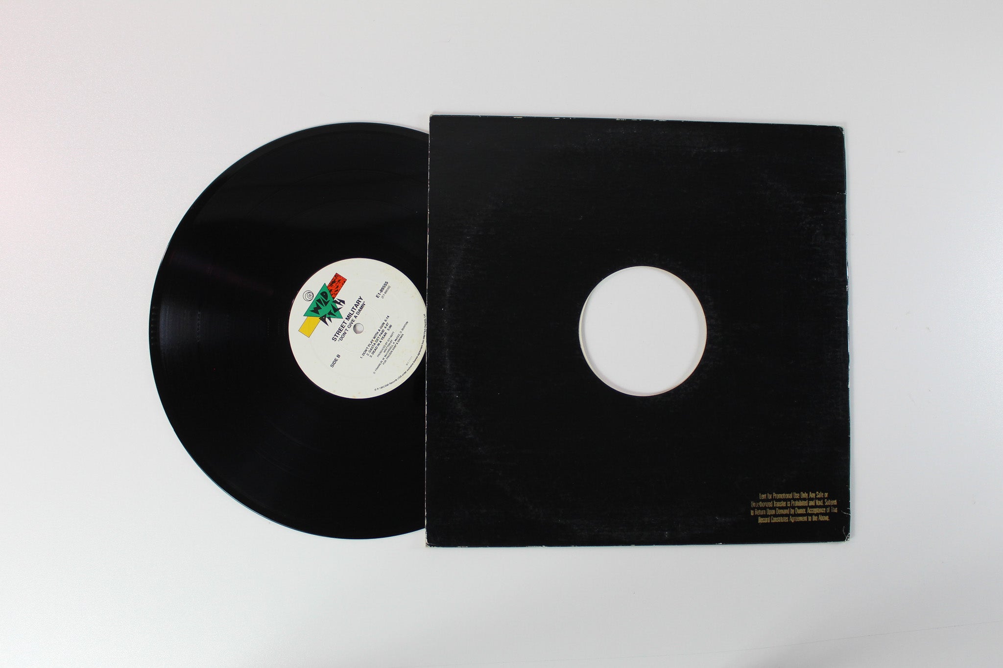 Street Military - Don't Give A Damn 12-inch on Wild Pitch Records