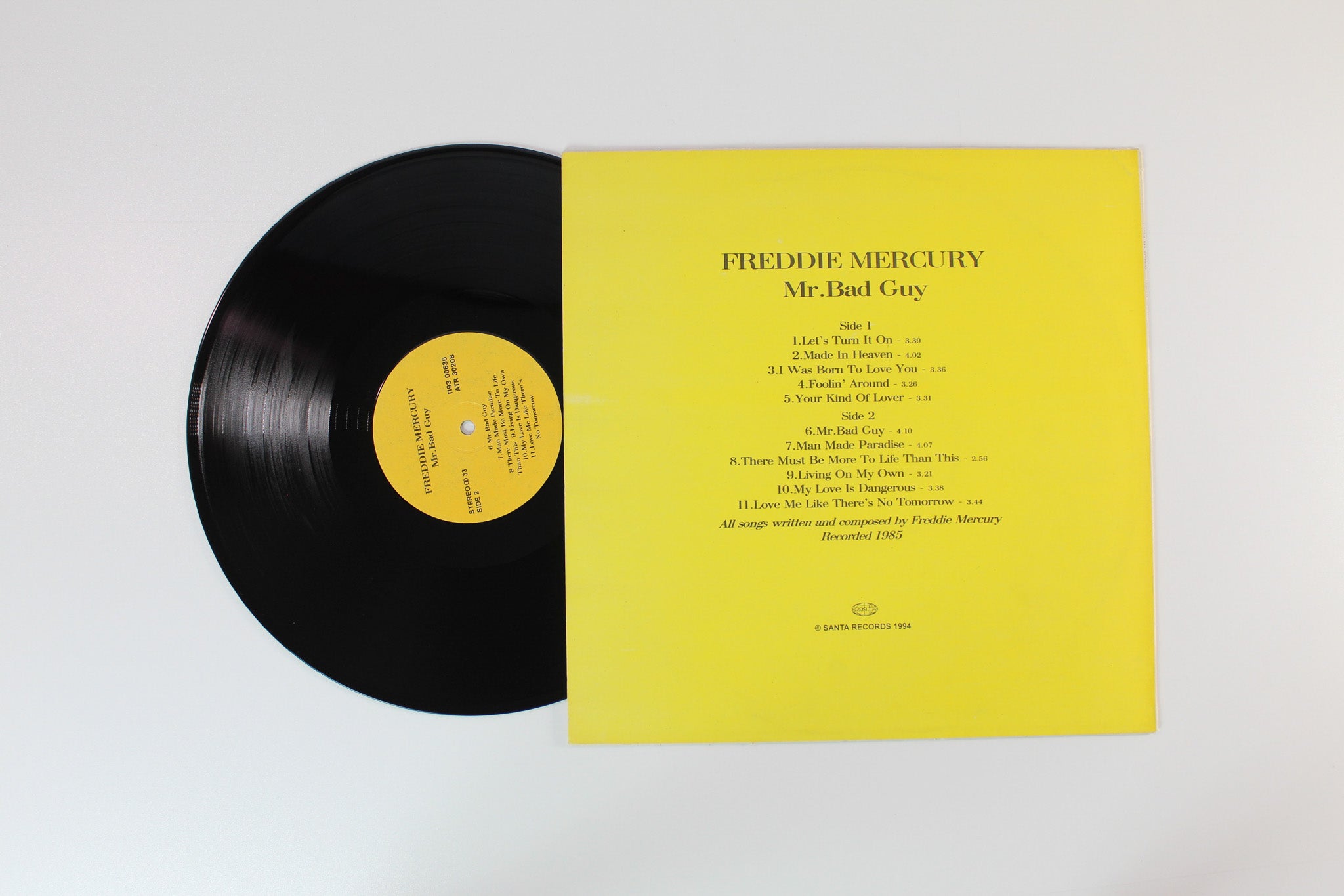 Freddie Mercury - Mr. Bad Guy Unofficial Pressing