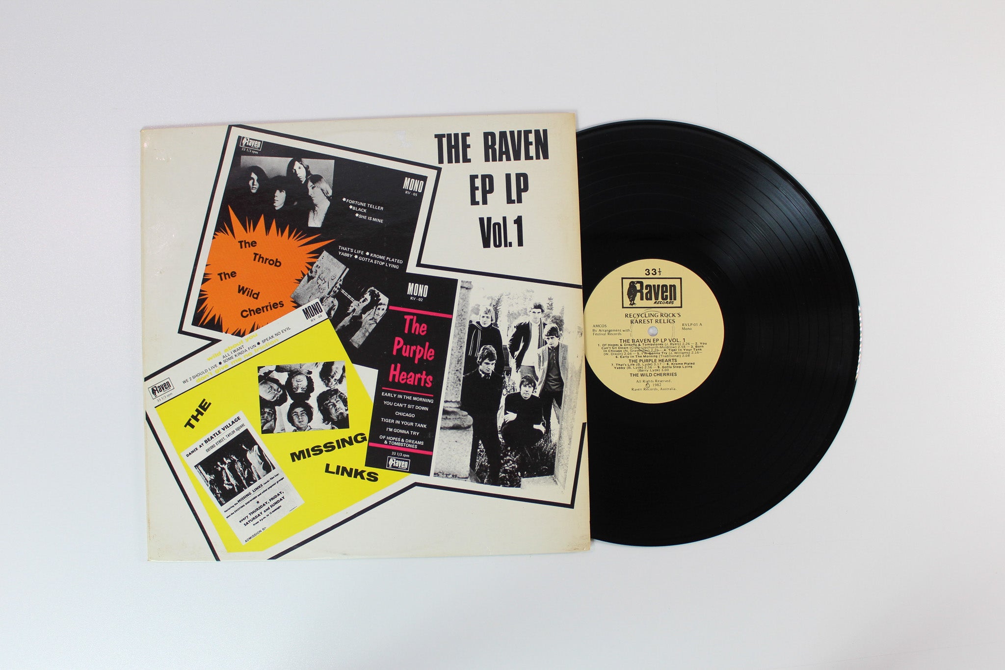 Various - The Raven EP LP Vol.1 on Raven Records