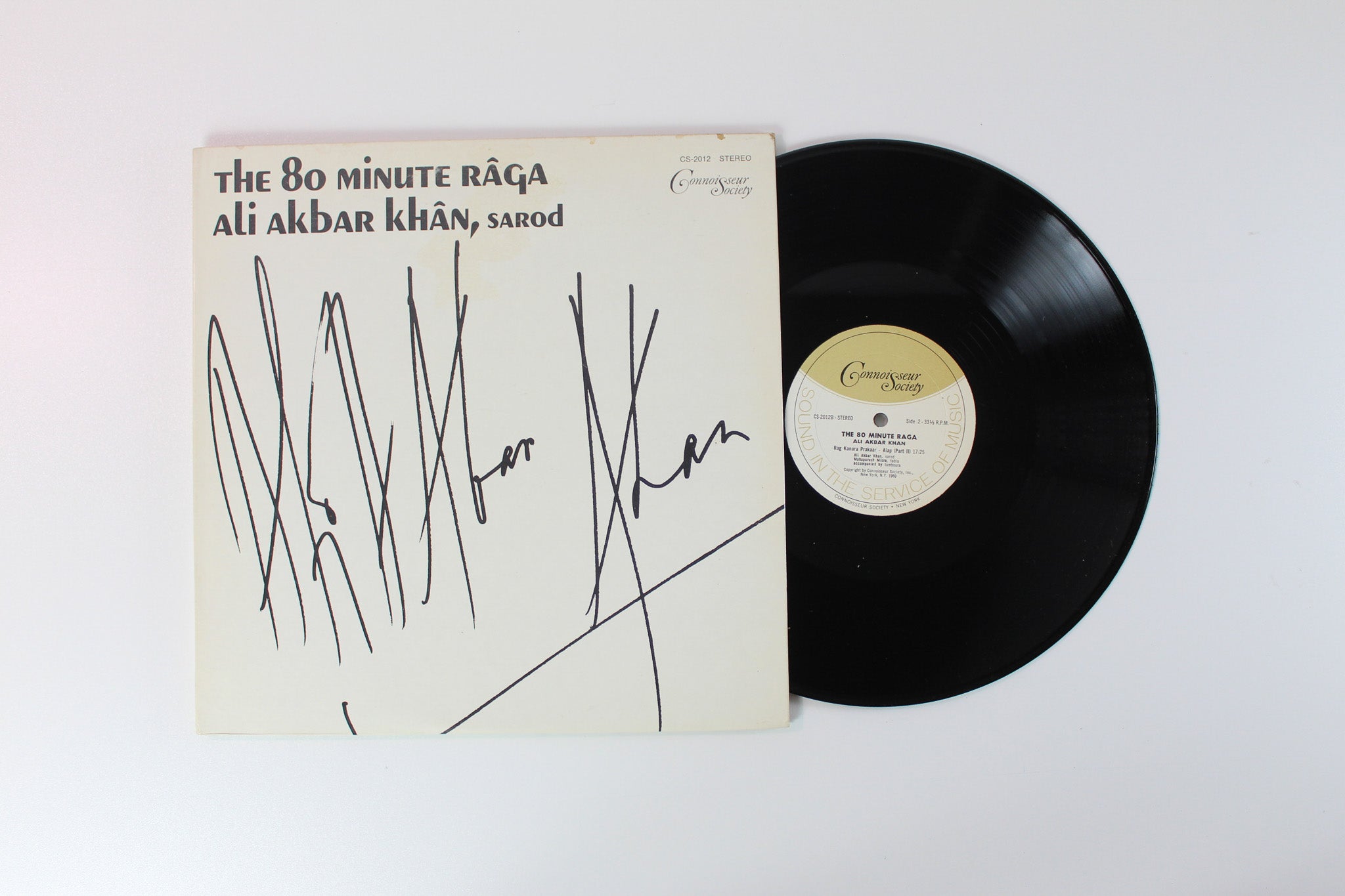 Ali Akbar Khan - The 80 Minute Râga on Connoisseur Society