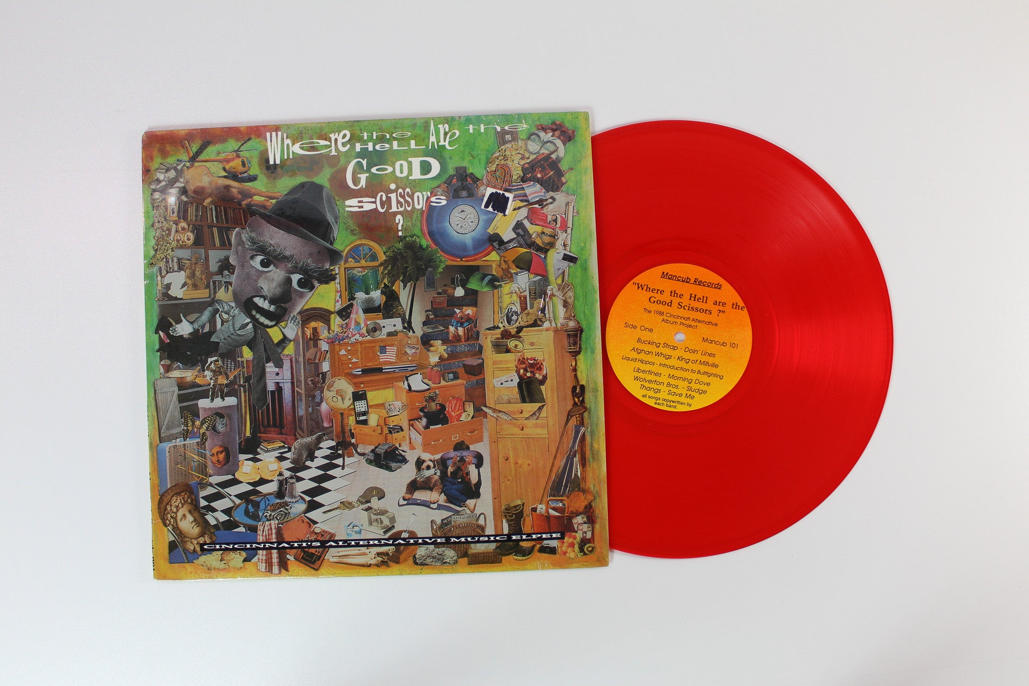 Various - Where The Hell Are The Good Scissors? on Man Cub Ltd Red Vinyl Afghan Whigs