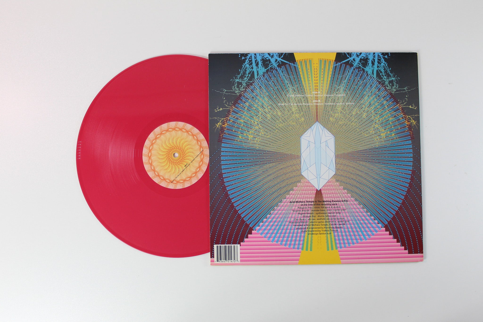 Acid Mothers Temple & The Melting Paraiso UFO - Crystal Rainbow Pyramid Tour Ltd. Red Vinyl on Important Records