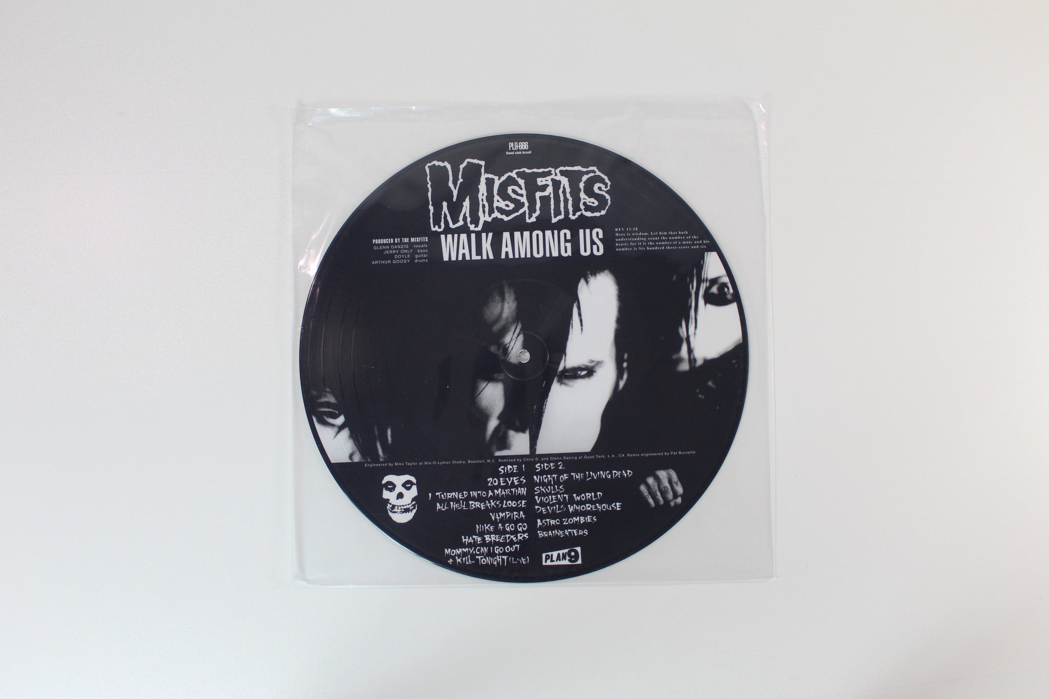 Misfits - Walk Among Us Unofficial Pressing Picture Disc
