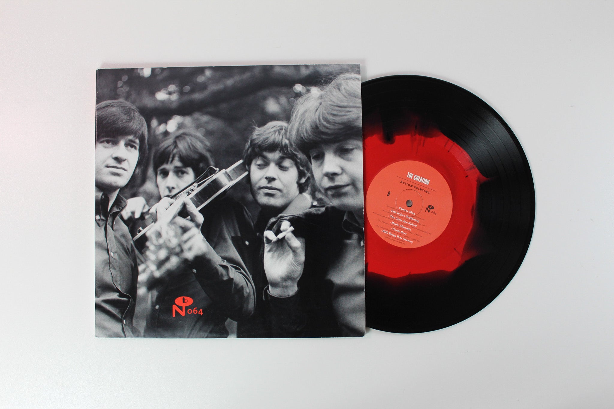 The Creation - Action Painting on Numero Red & Black Haze Vinyl Reissue
