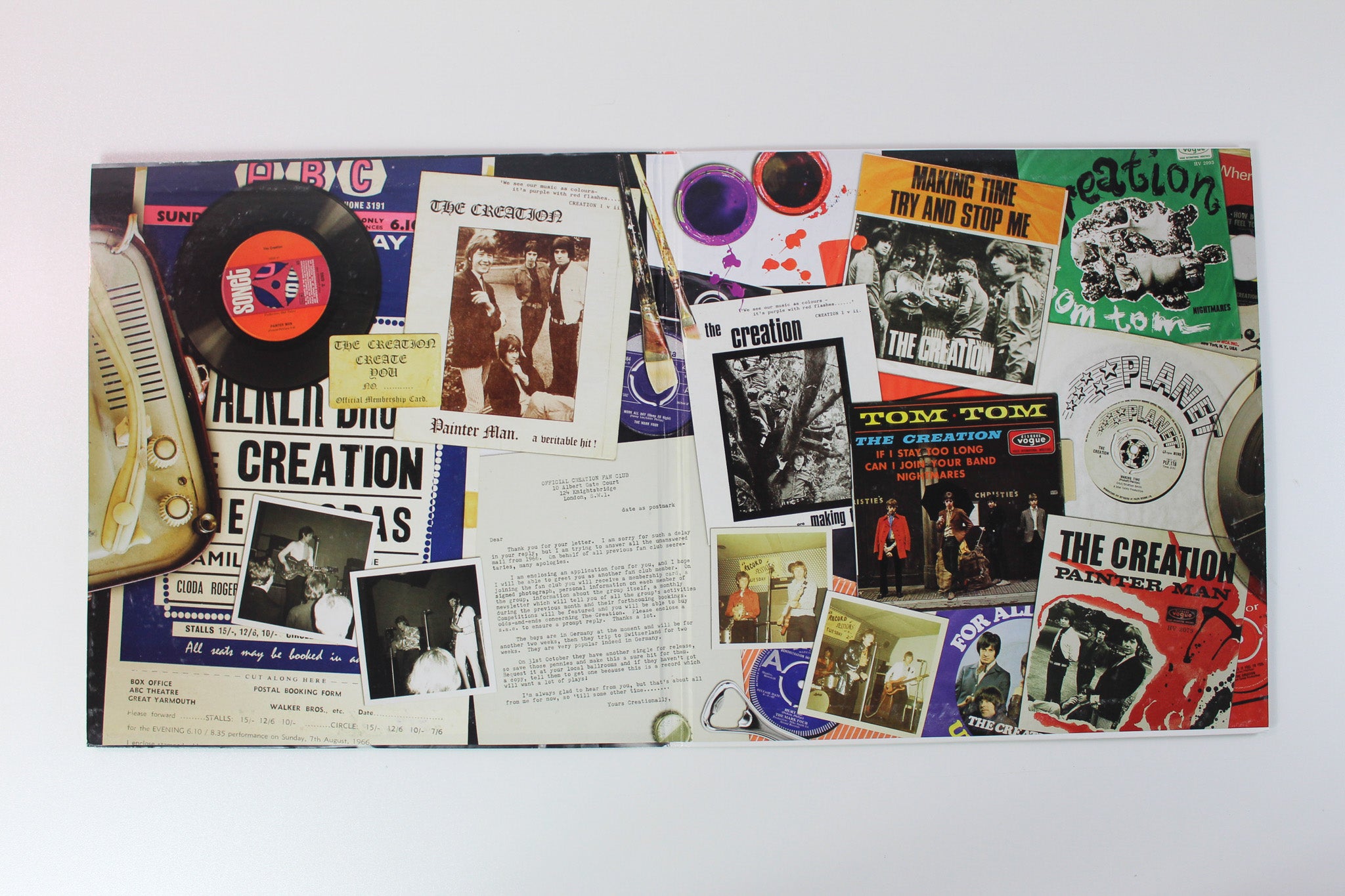 The Creation - Action Painting on Numero Red & Black Haze Vinyl Reissue