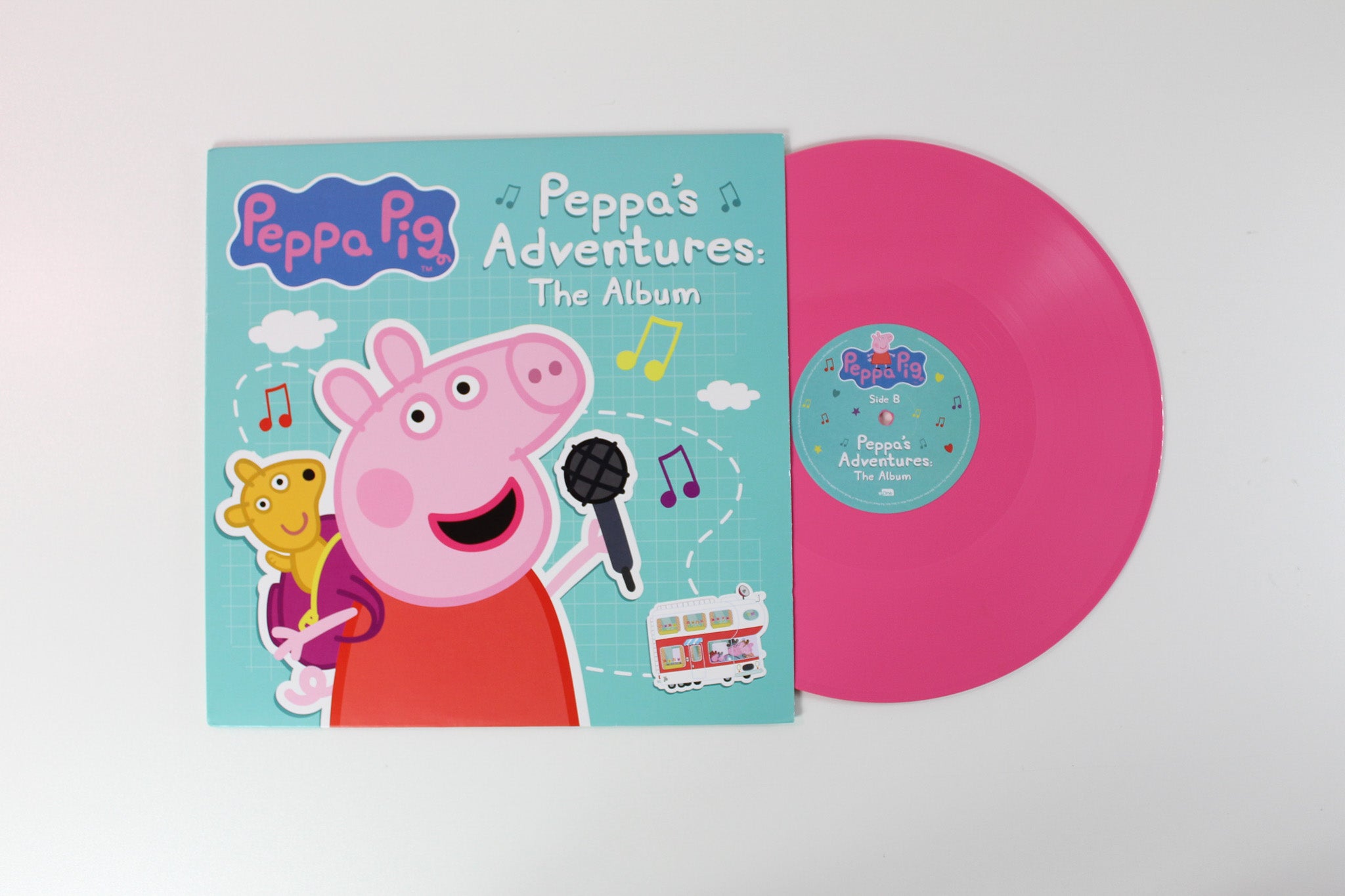 Peppa Pig - Peppa's Adventures: The Album on eOne RSD 2022 Ltd Peppa Pink Vinyl