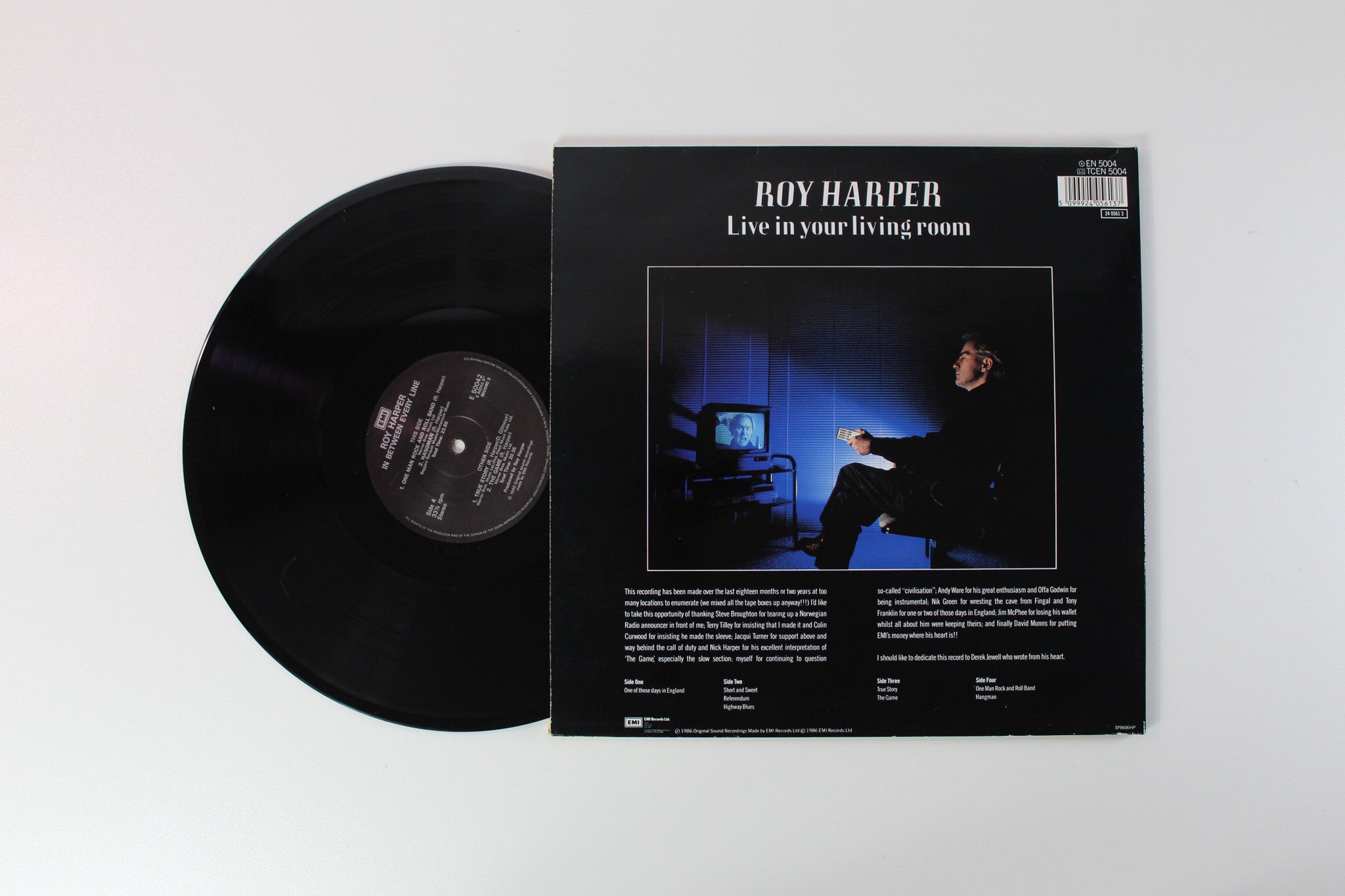 Roy Harper - In Between Every Line on EMI UK Pressing