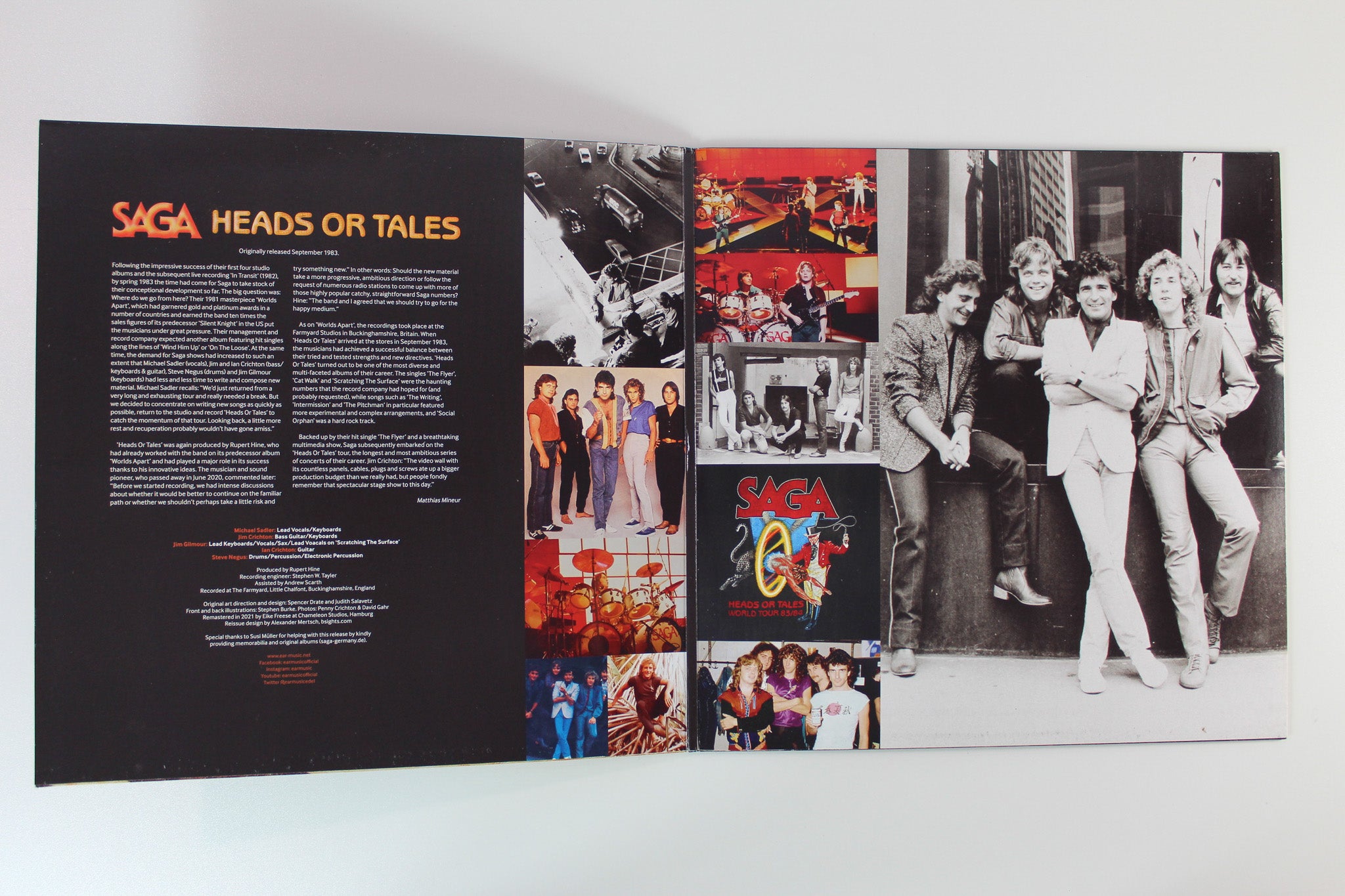Saga - Heads Or Tales on Ear Music Classics Reissue