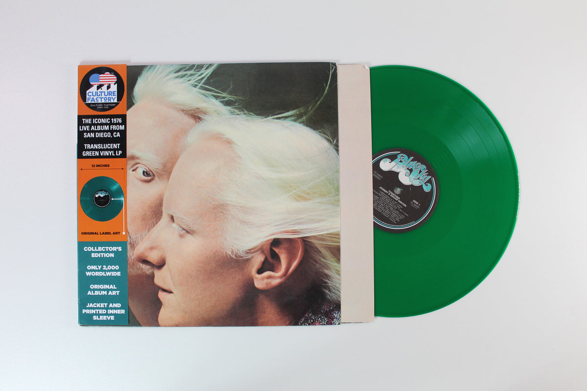 Johnny & Edgar Winter - Together on Blue Sky / Culture Factory - Limited Edition - Translucent Green Vinyl
