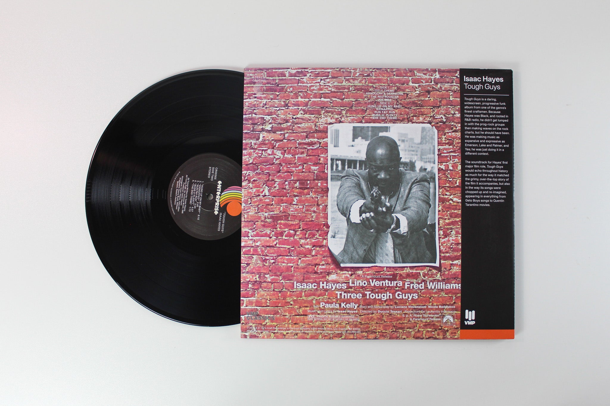 Isaac Hayes - Tough Guys on Enterprise Vinyl Me Please Ltd Reissue