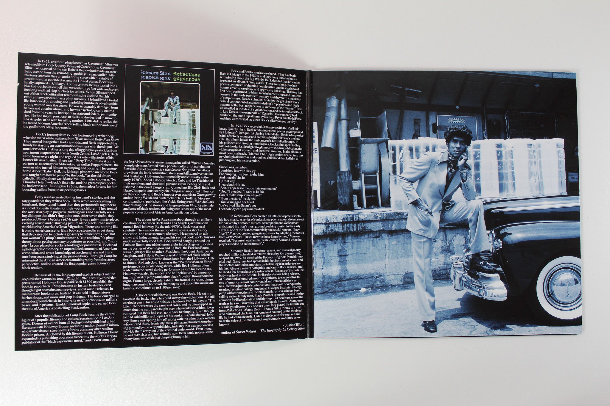 Iceberg Slim - Reflections on Modern Harmonic - Clear Vinyl