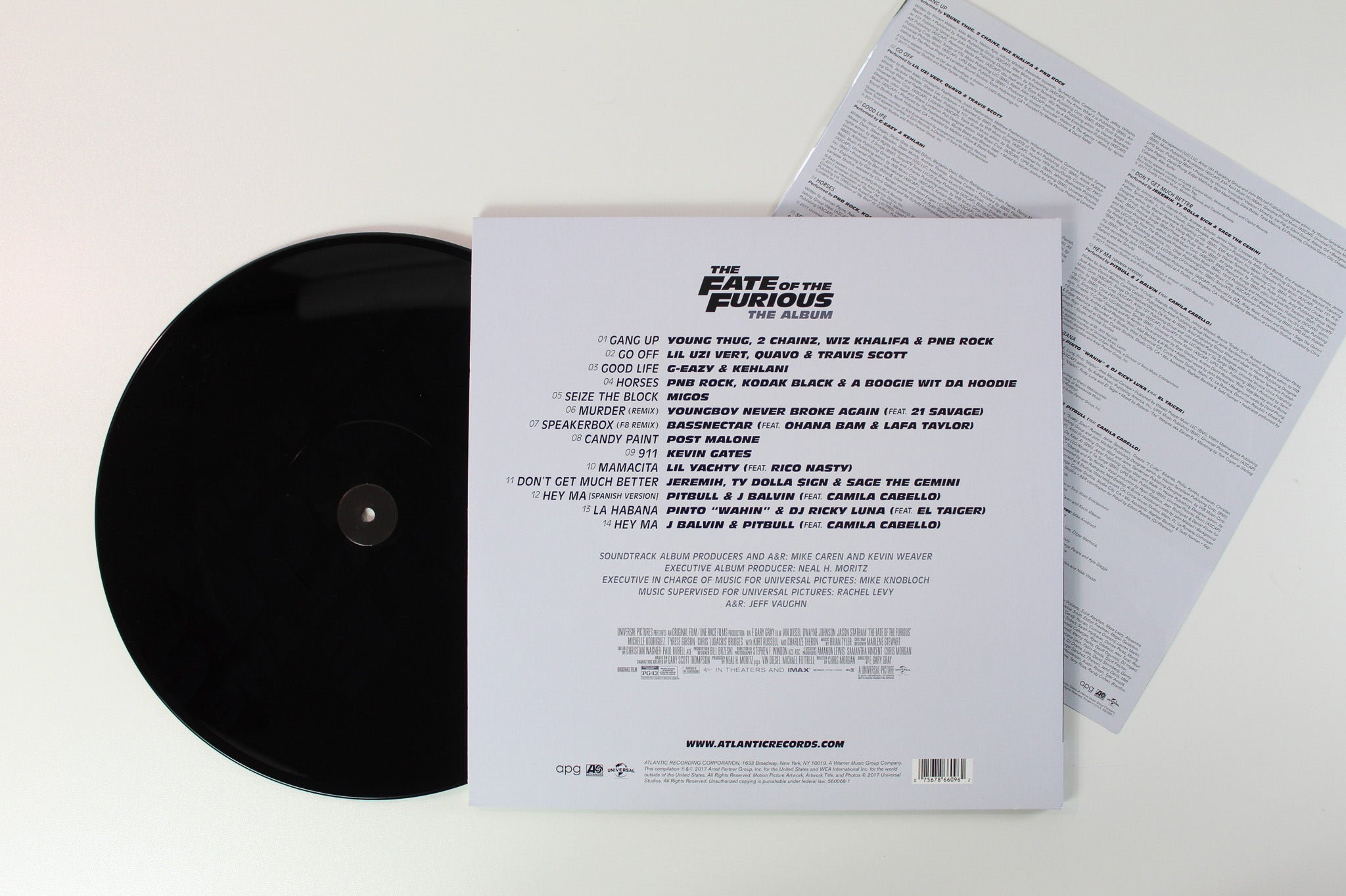 Various - The Fate Of The Furious (The Album) on Atlantic APG