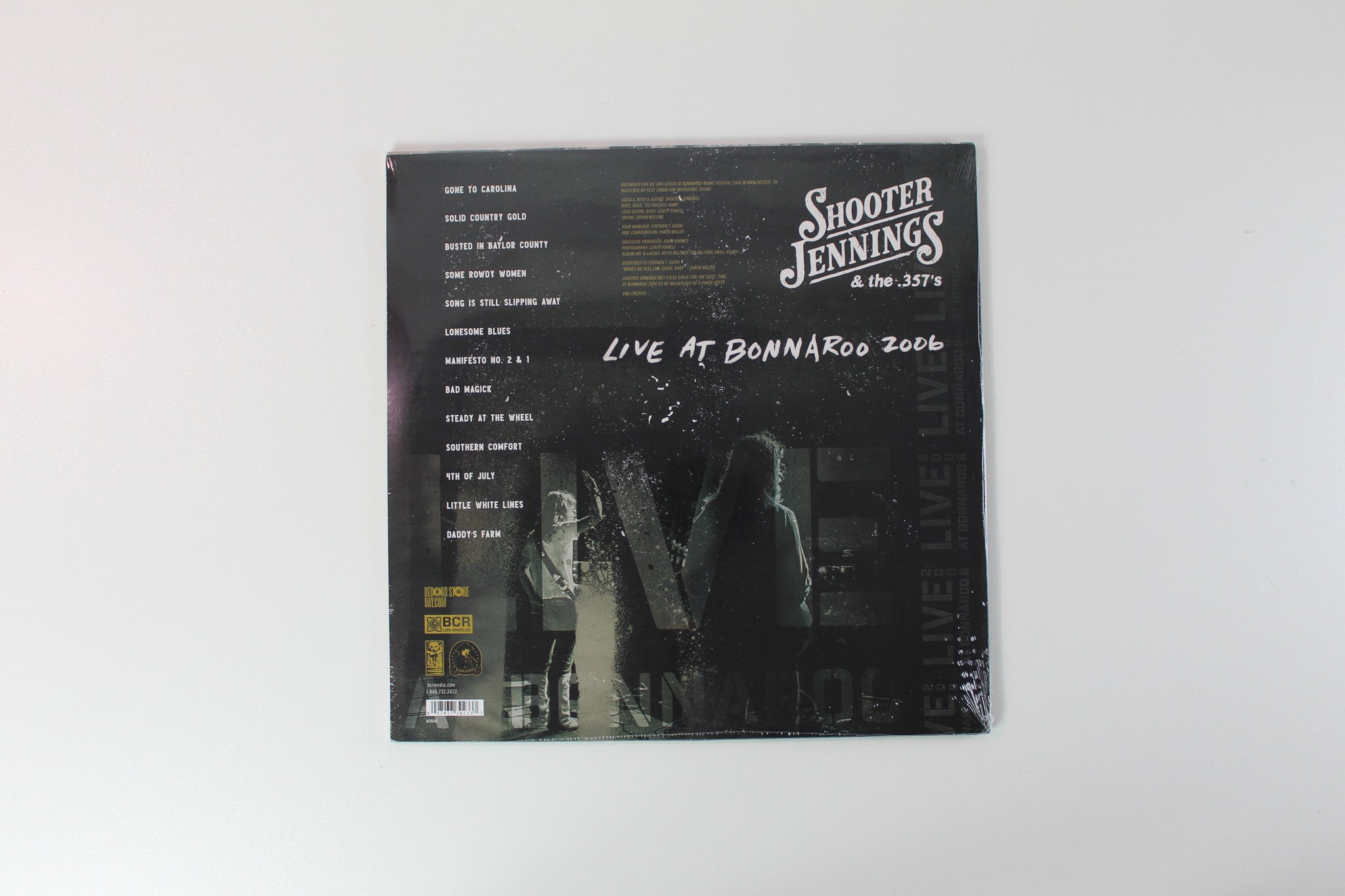 Shooter Jennings And The .357's - Live At Bonnaroo 2006 Blue & Red Translucent Vinyl on BCR Los Angeles Sealed