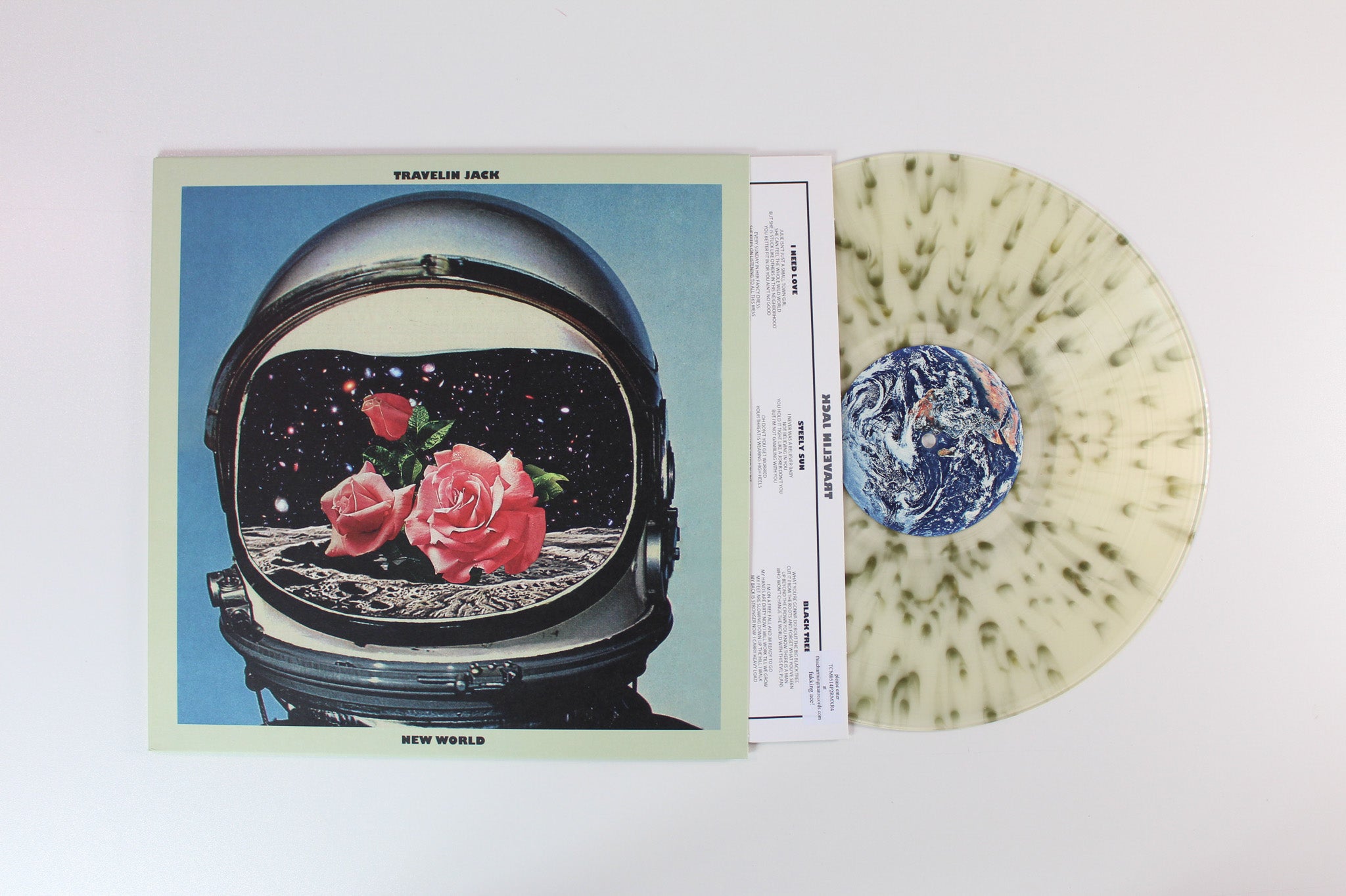 Travelin Jack - New World on This Charming Man Ltd Clear With Gold Splatter Vinyl