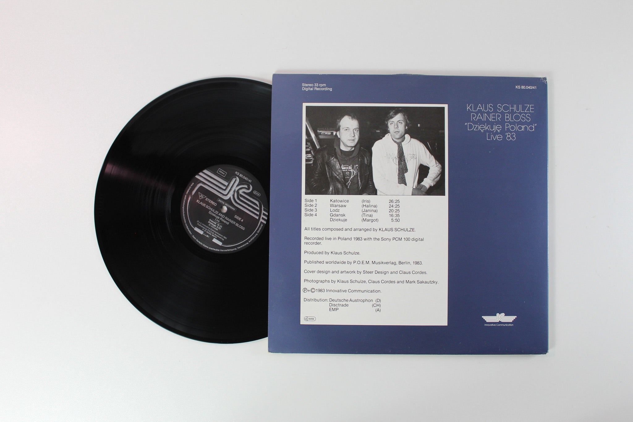 Klaus Schulze - Dziękuję Poland (Live '83) on Innovative Communication