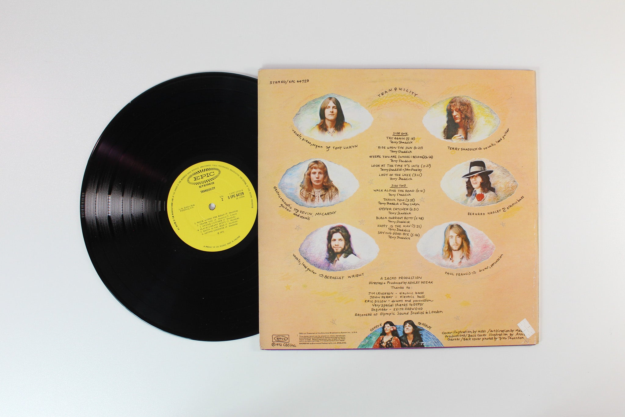 Tranquility - Tranquility on Epic UK Pressing