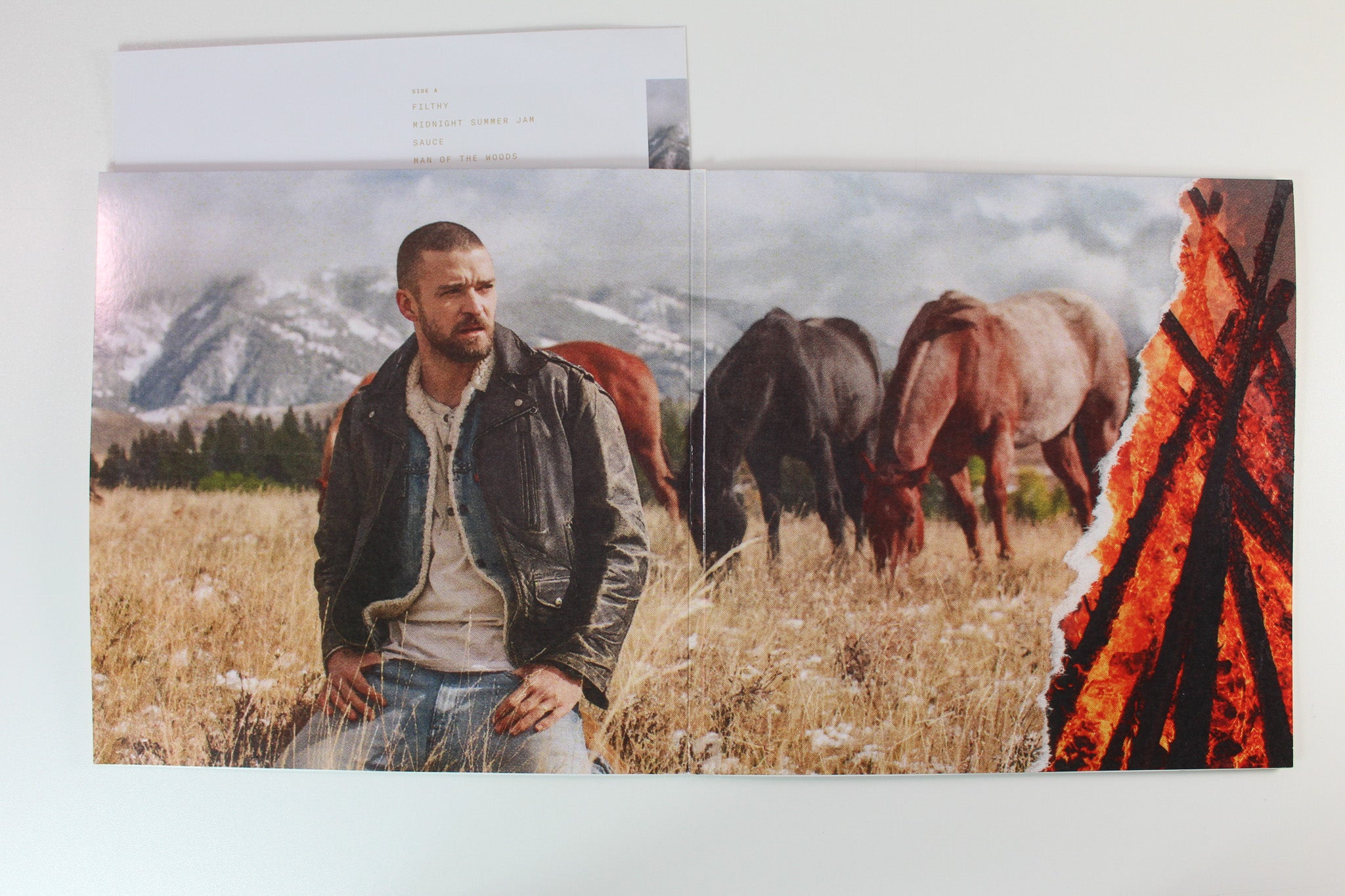 Justin Timberlake - Man Of The Woods on RCA Ltd Orange Translucent