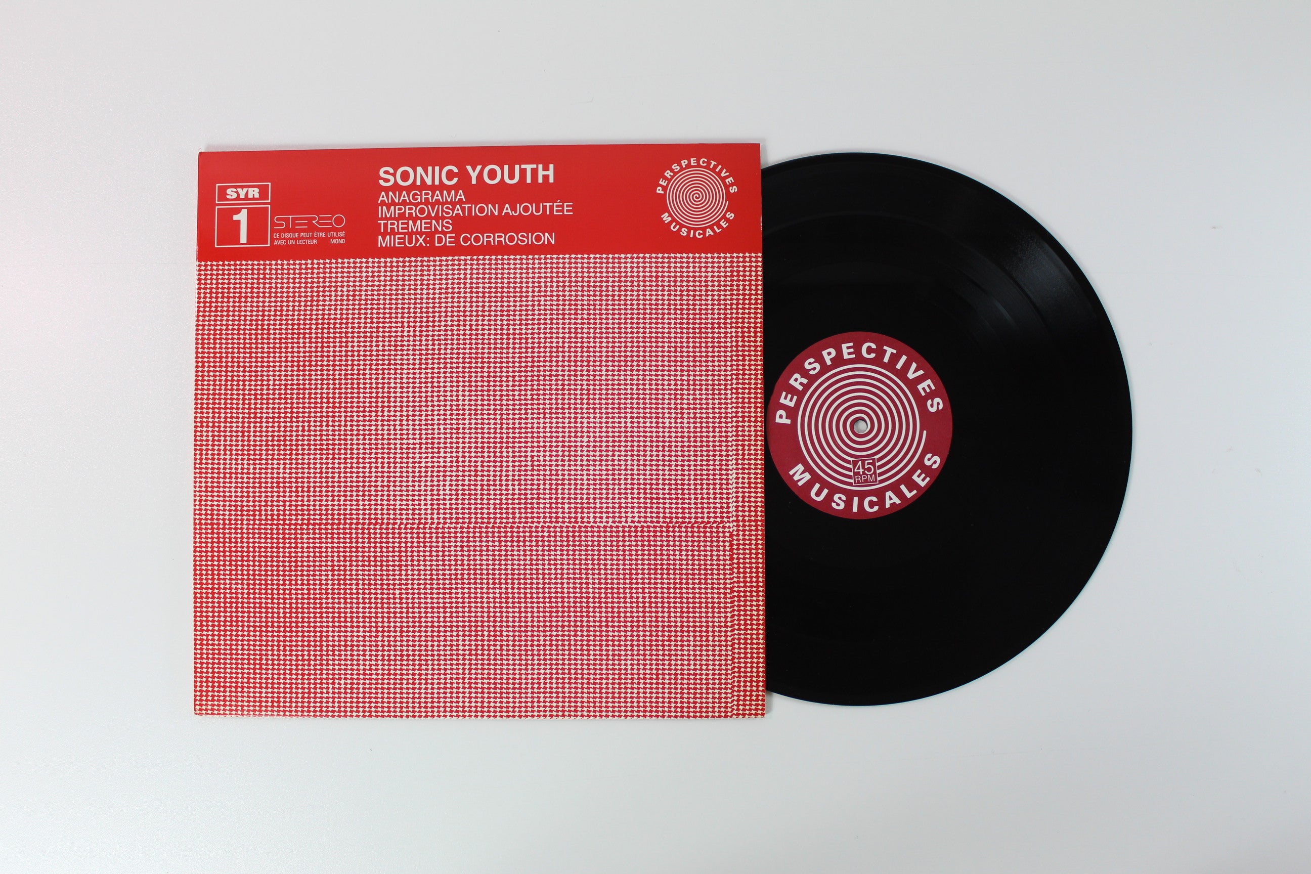Sonic Youth - Anagrama on Sonic Youth Records 12" 45 RPM Reissue