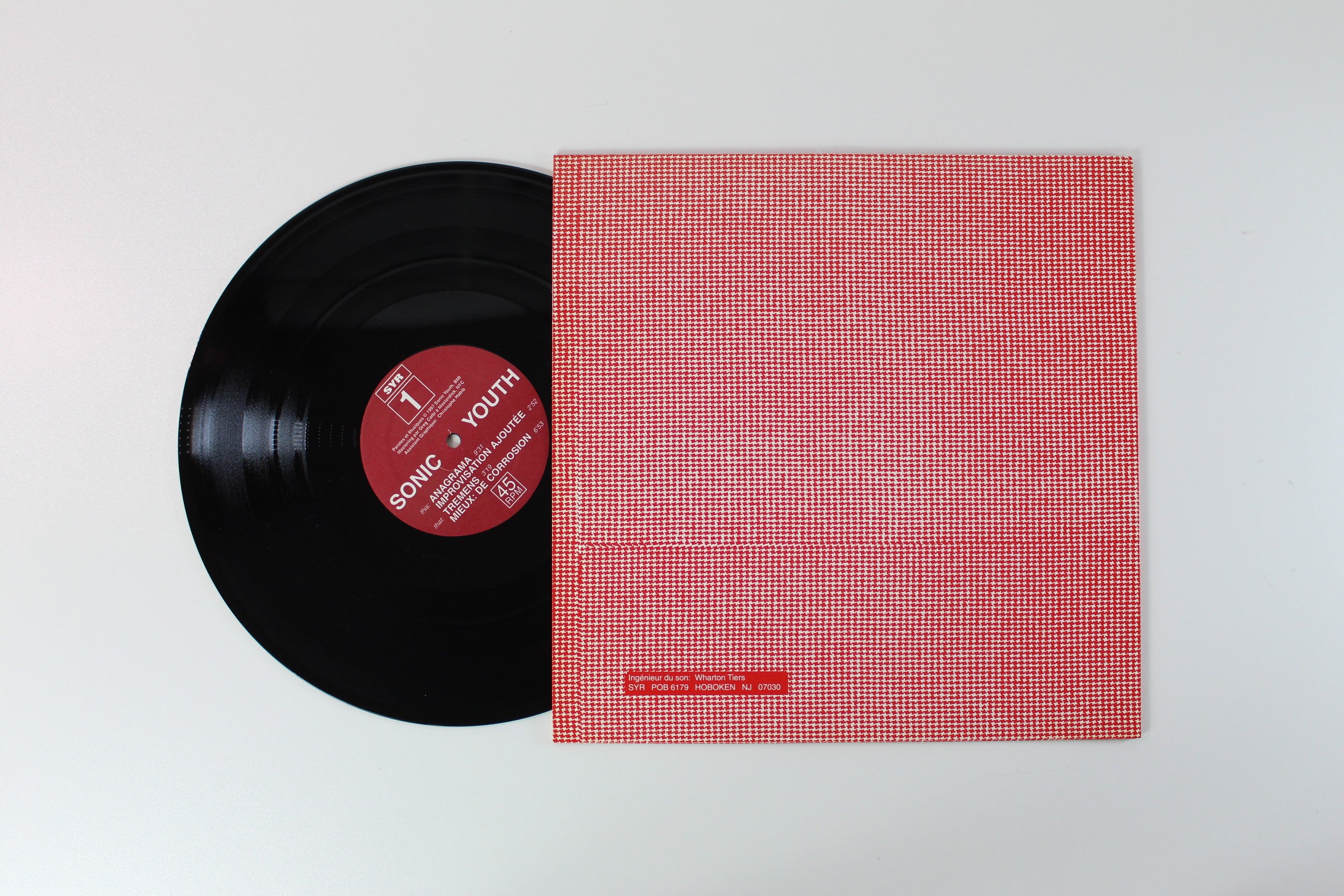 Sonic Youth - Anagrama on Sonic Youth Records 12" 45 RPM Reissue