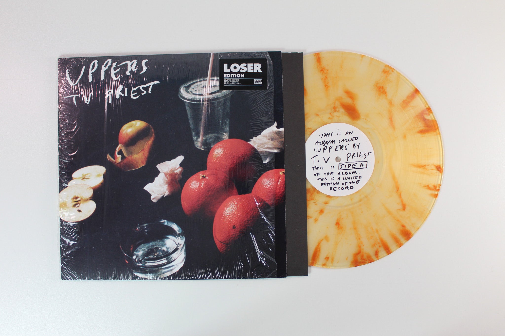 TV Priest - Uppers on Sub Pop Ltd Gold Splatter Loser Edition