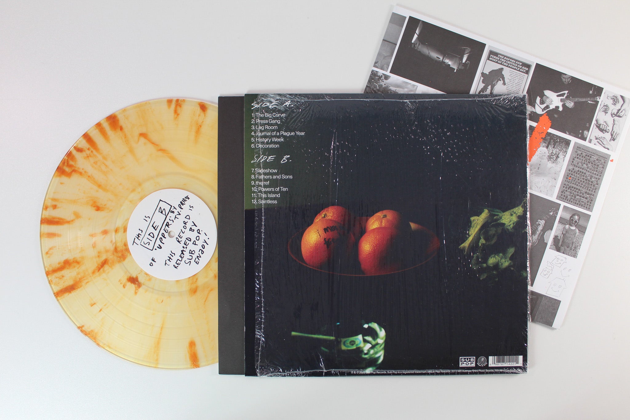 TV Priest - Uppers on Sub Pop Ltd Gold Splatter Loser Edition