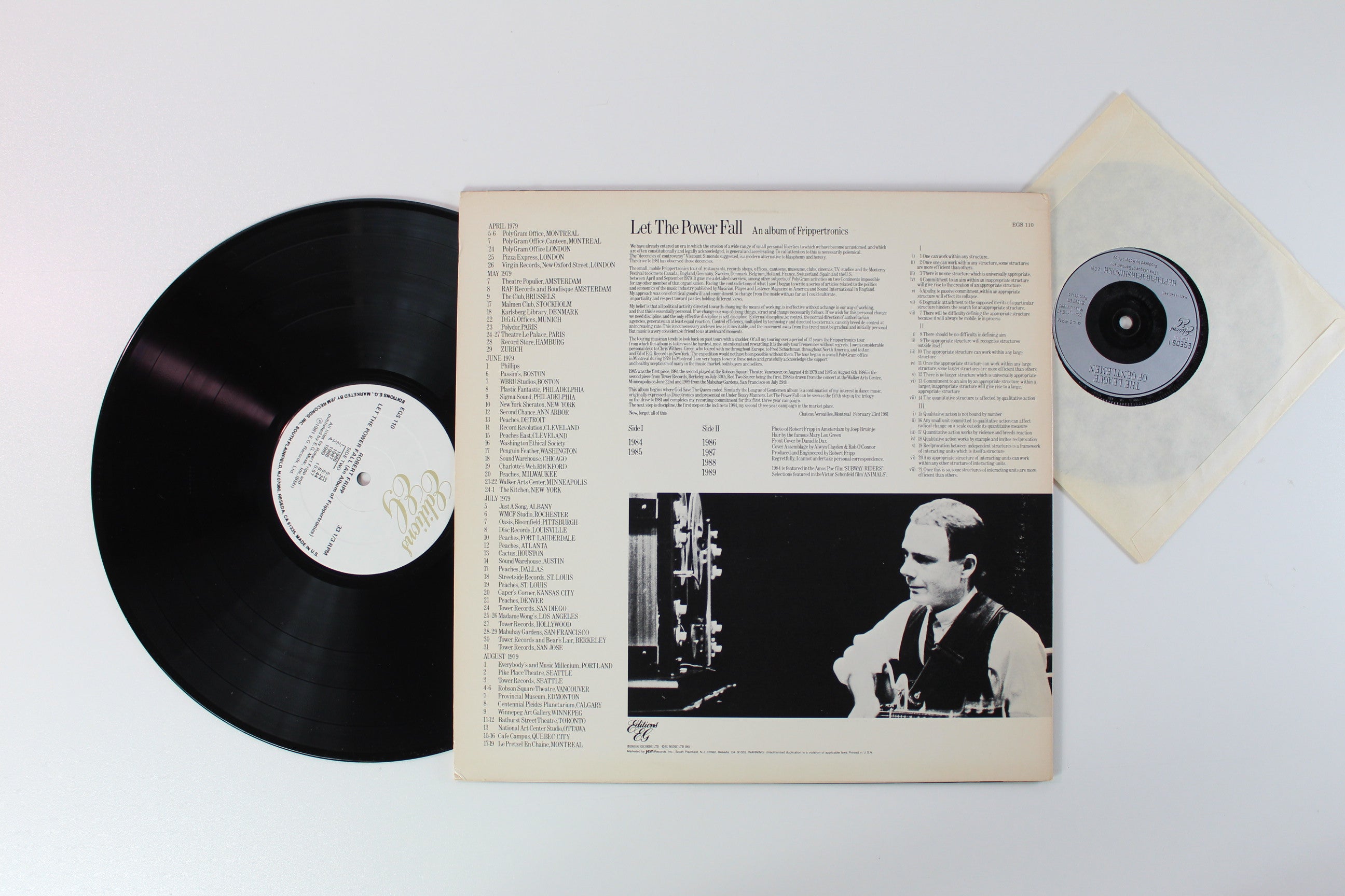 Robert Fripp - Let The Power Fall on Editions EG