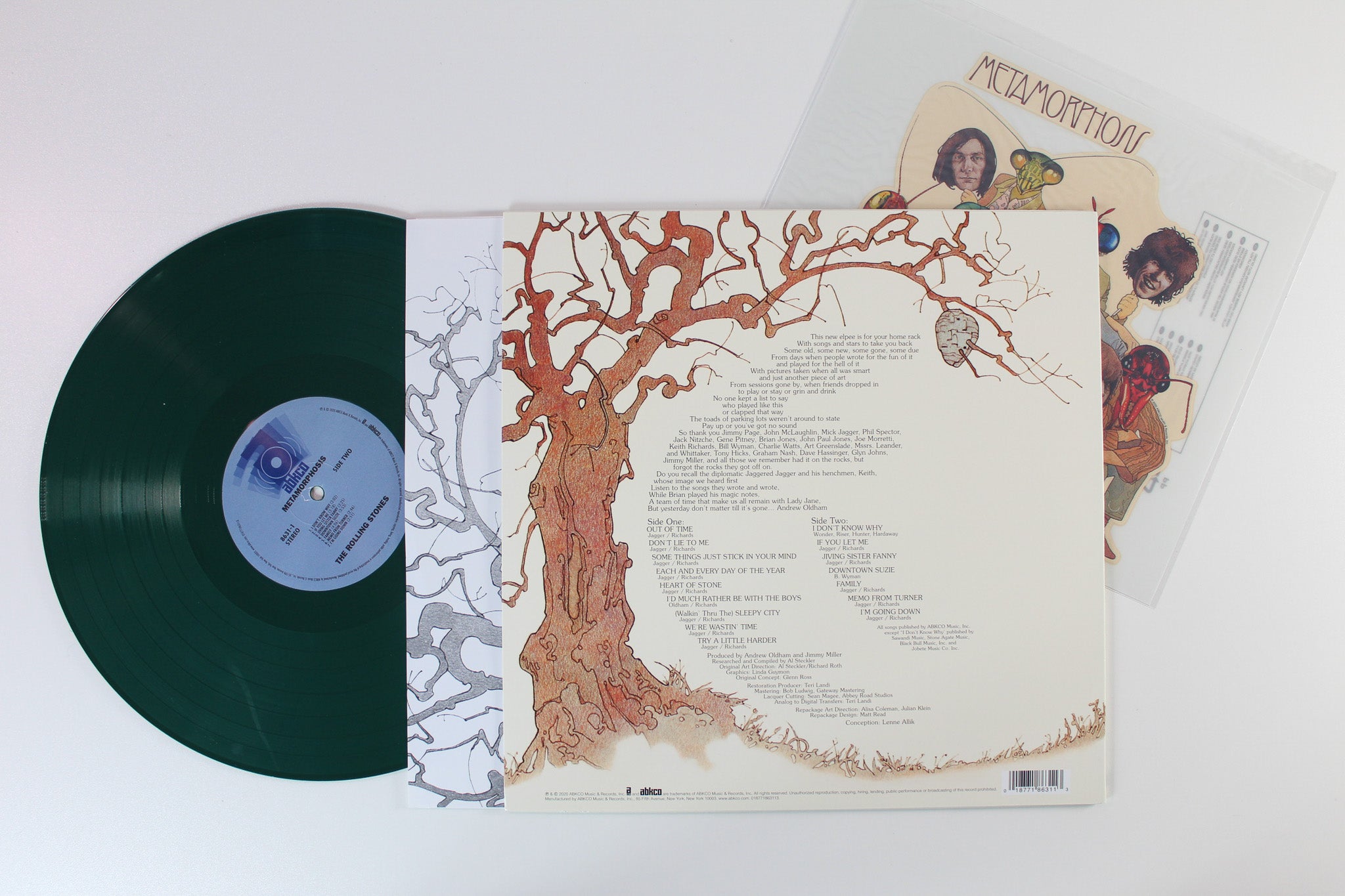 The Rolling Stones - Metamorphosis on ABKCO RSD 2020 Ltd Hunter Green Vinyl Reissue