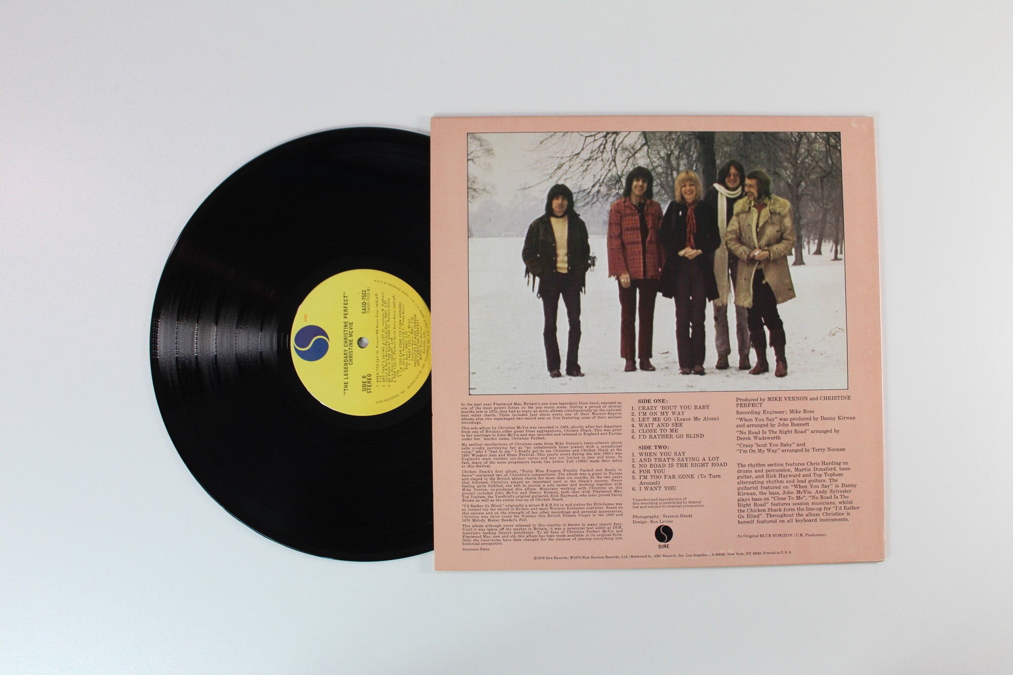 Christine McVie - The Legendary Christine Perfect Album on Sire Reissue