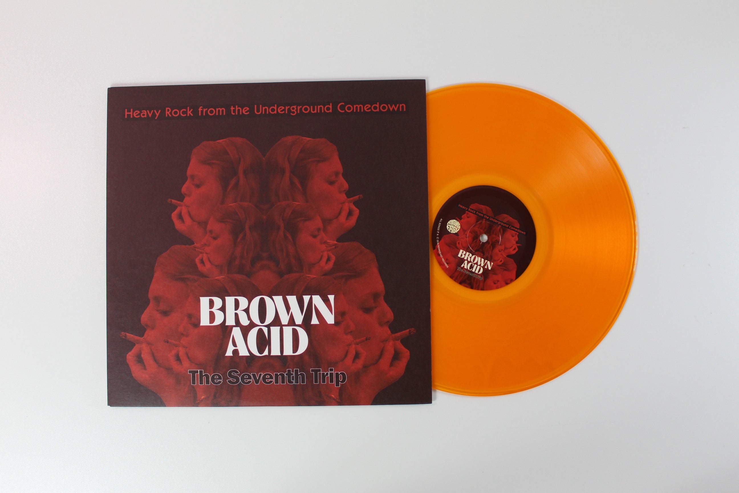 Various - Brown Acid: The Seventh Trip (Heavy Rock From The Underground Comedown) on RidingEasy Ltd Orange Vinyl