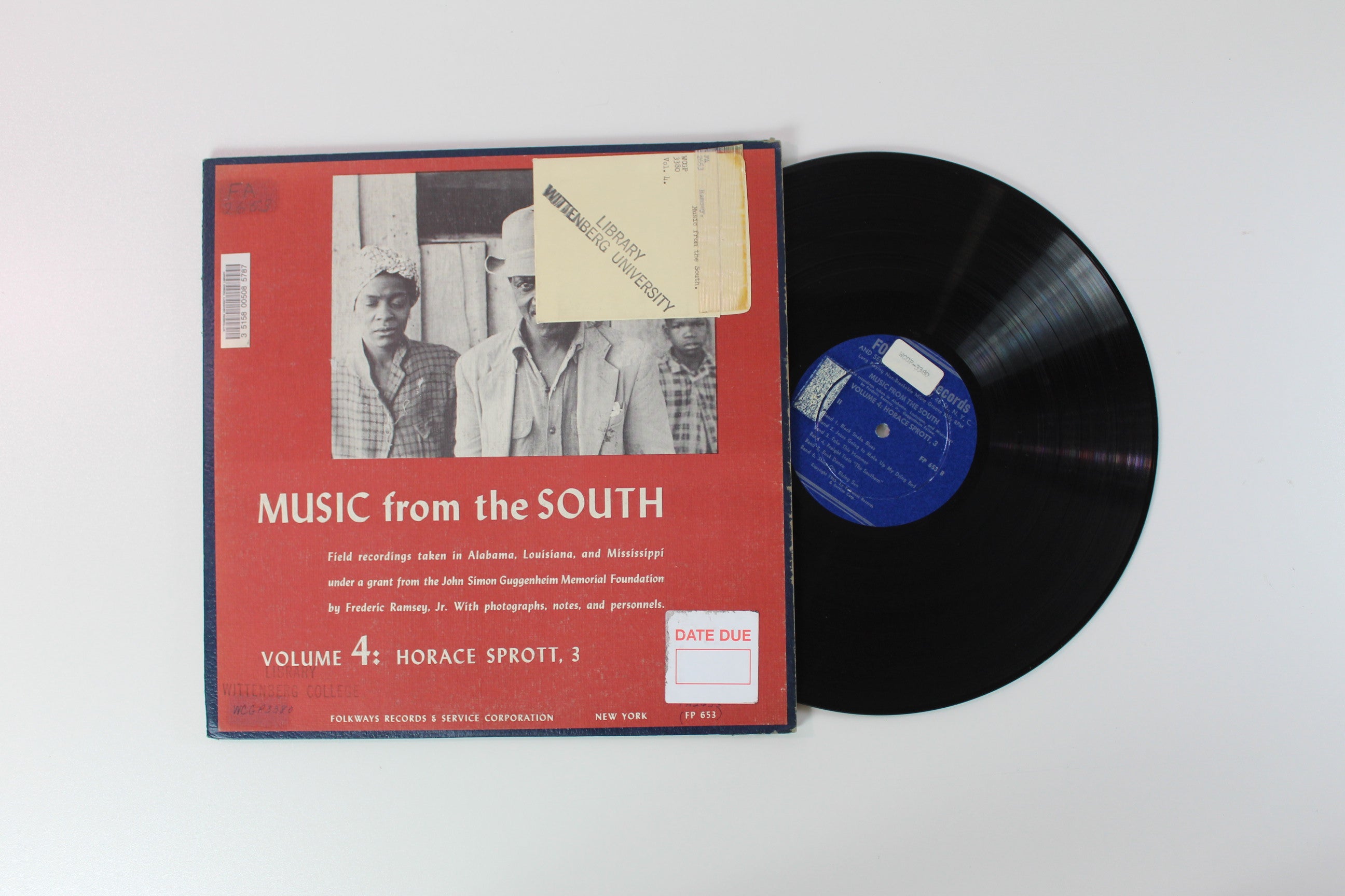 Horace Sprott - Music From The South, Volume 4: Horace Sprott, 3 on Folkways Records