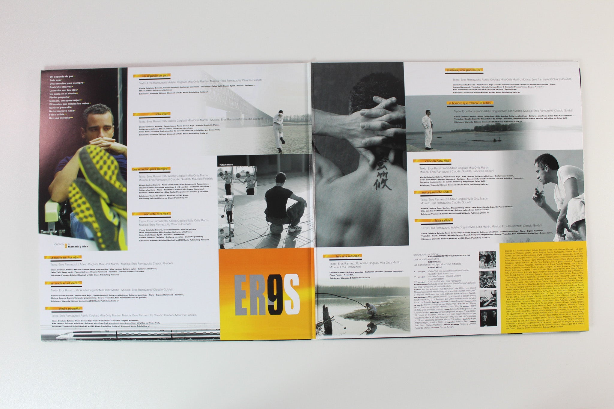 Eros Ramazzotti - 9 on Sony Music Yellow Vinyl Reissue